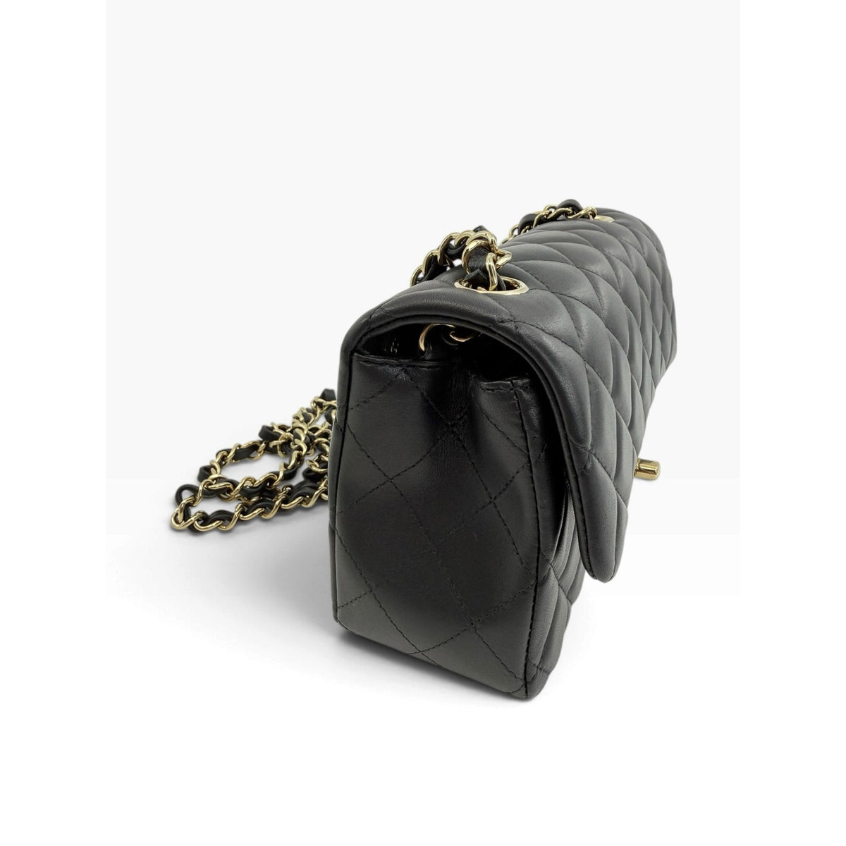 Chanel Mini Rectangular Lambskin Classic Flap Bag
