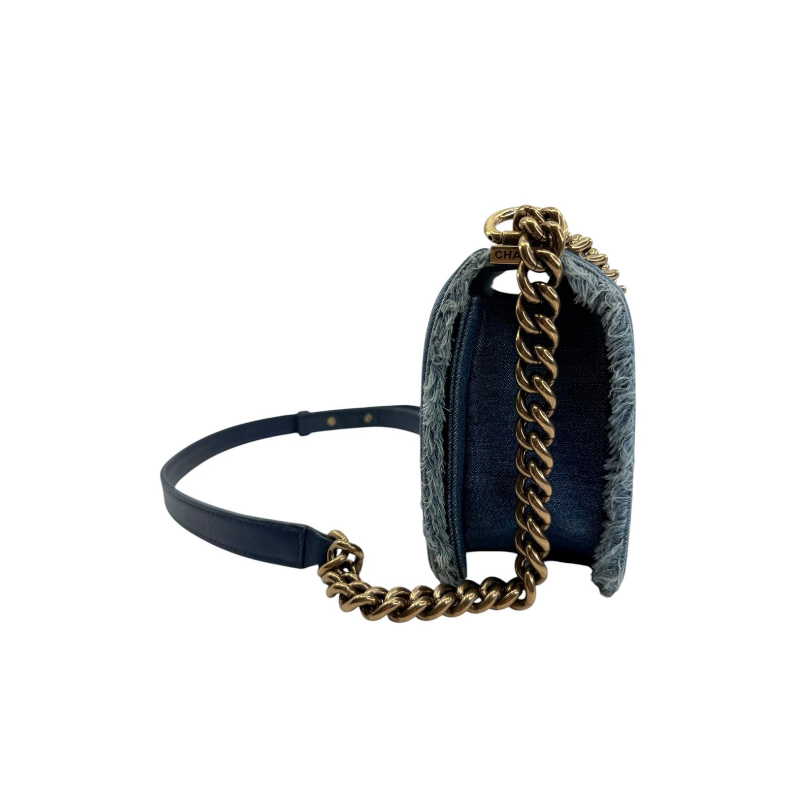 Chanel Denim Patch Boy Bag