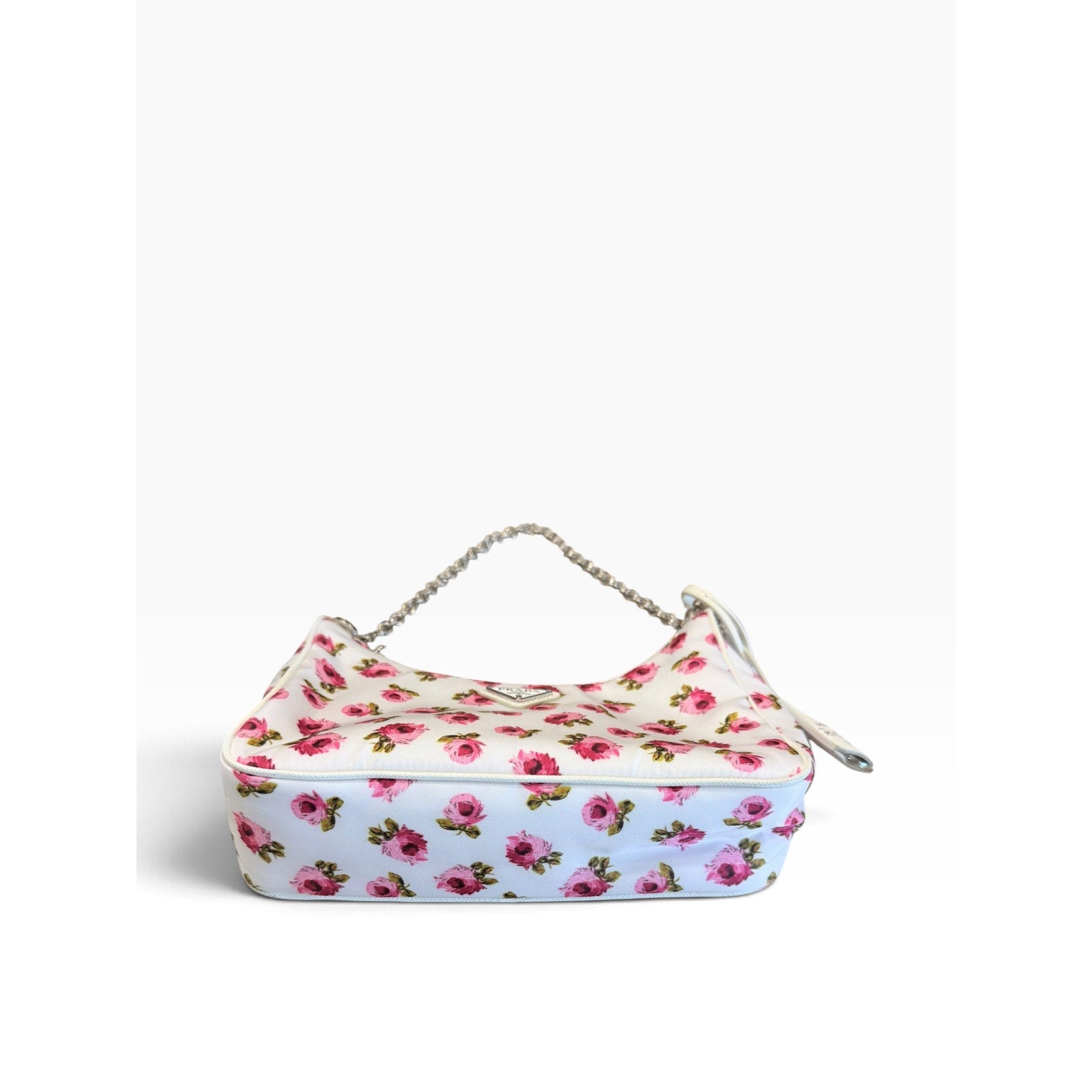 Prada Floral Re-Edition Nylon Crossbody