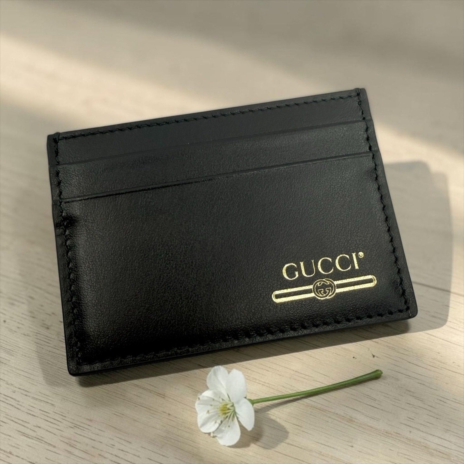 Gucci Pluton Calfskin Card Holder