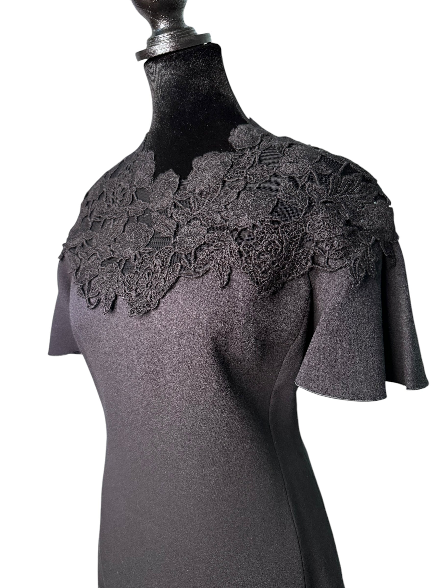 Giambattista Valli Lace A-Line Dress