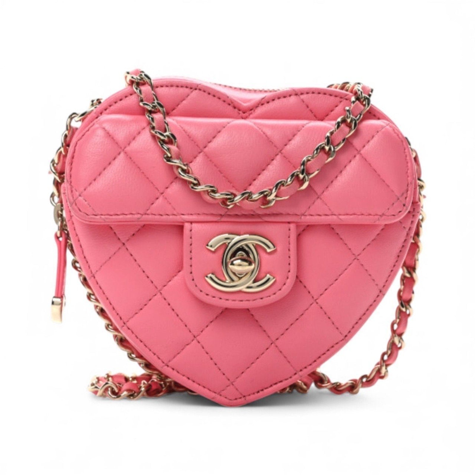 Chanel CC In Love Clutch Heart