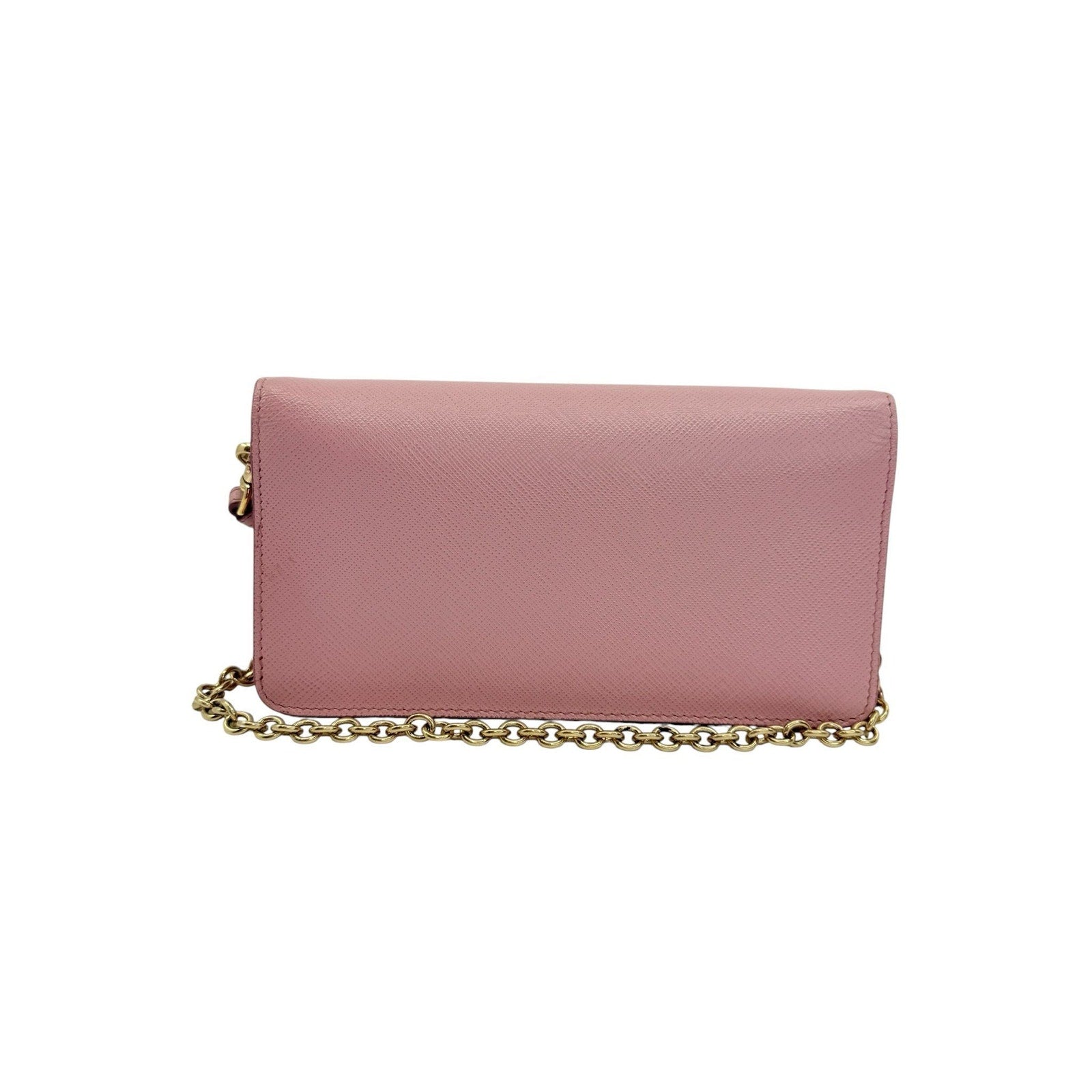 Prada Saffiano Leather Wallet on Chain