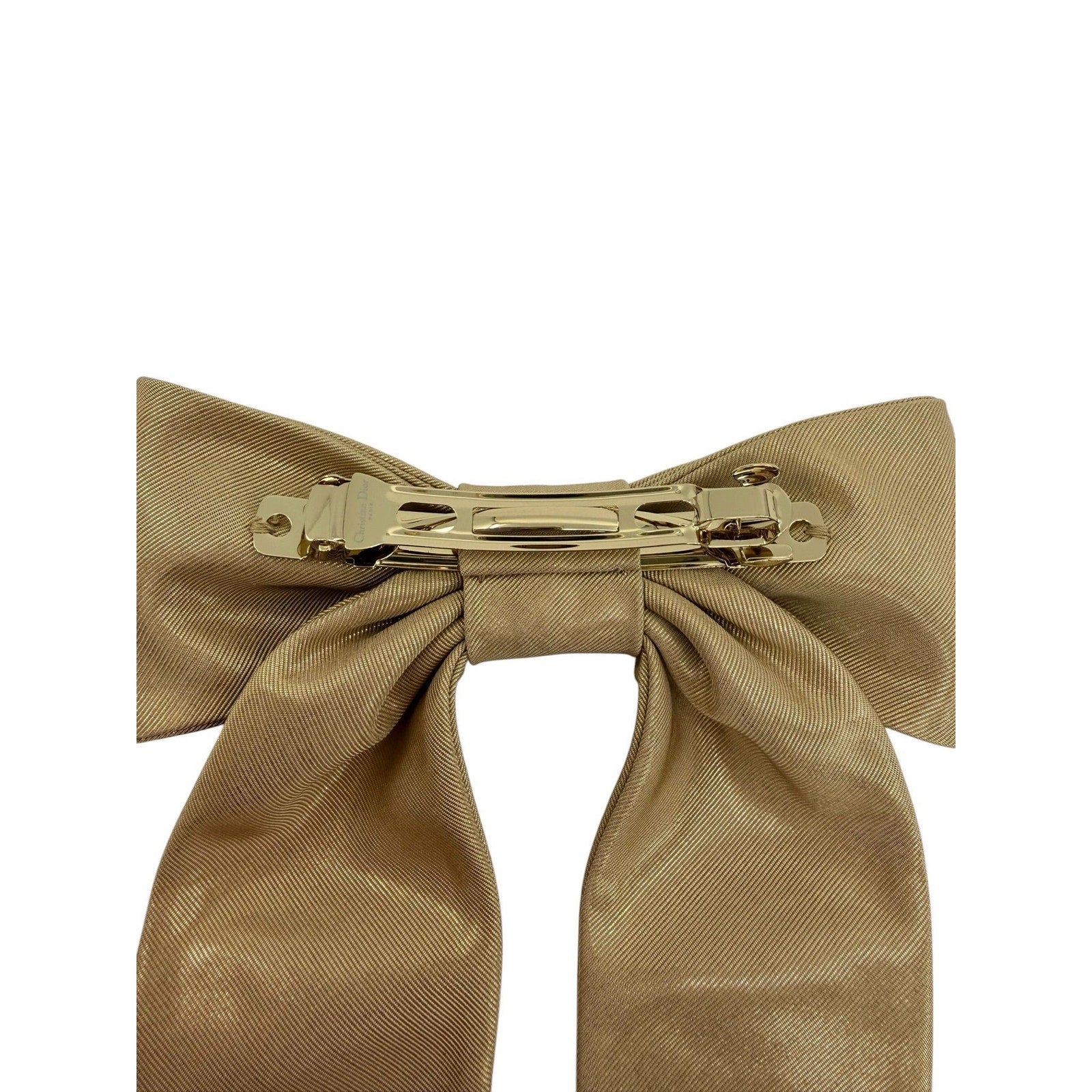 Dior Large Twist Bow Hair Clip