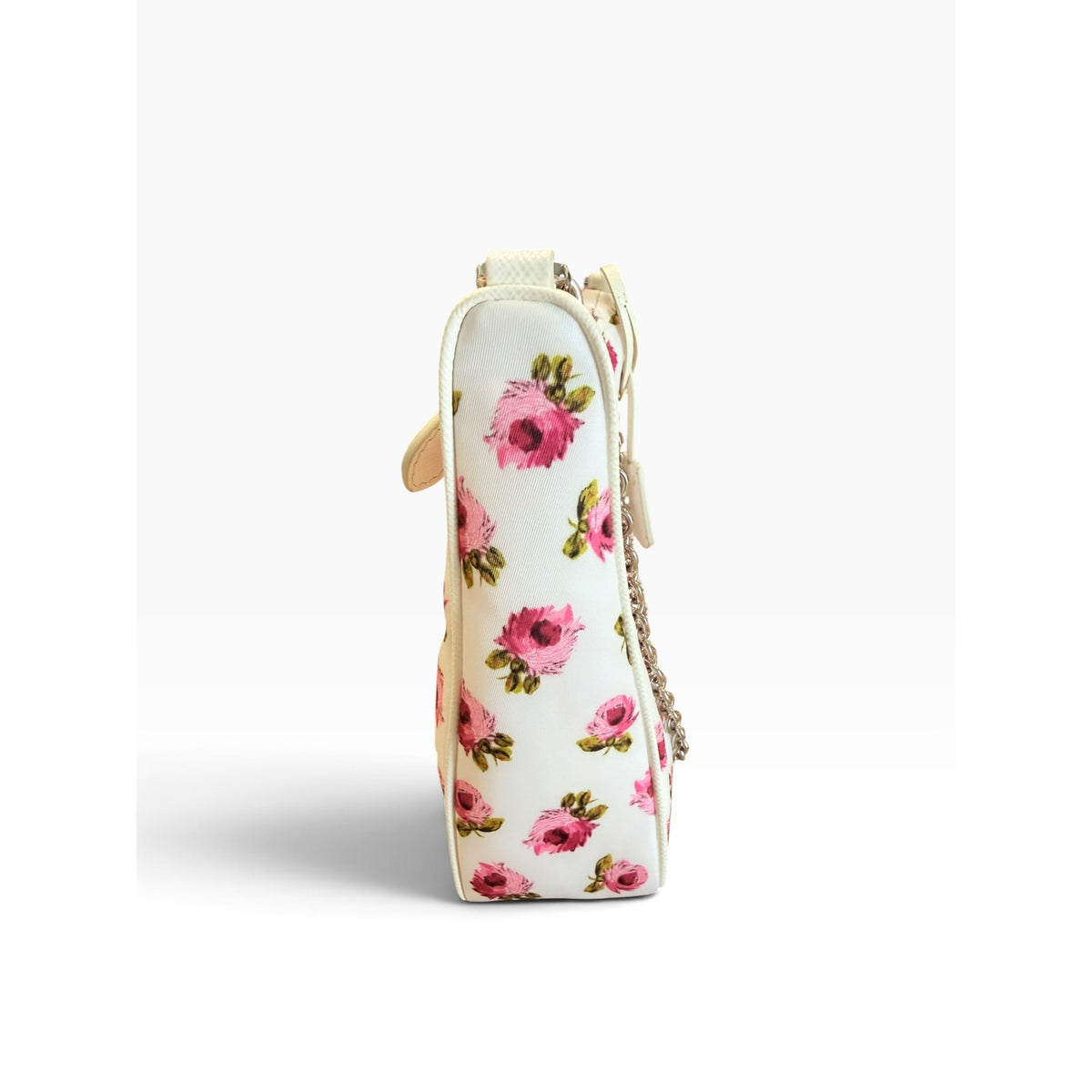 Prada Floral Re-Edition Nylon Crossbody