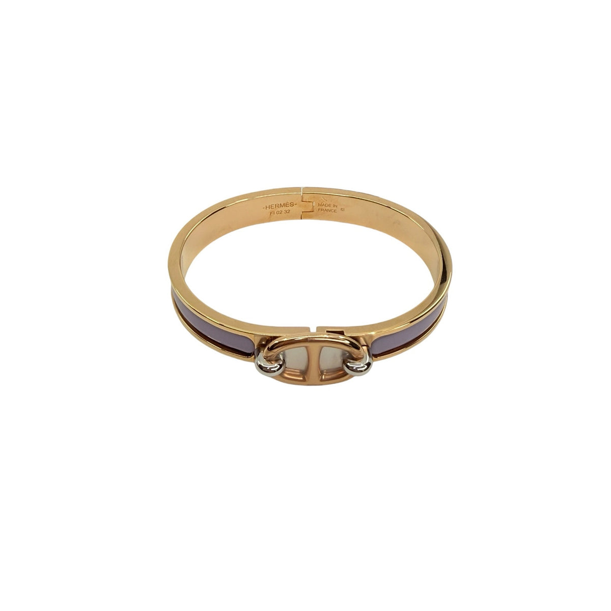Hermes Mini Clic Chaine D’Ancre Bracelet