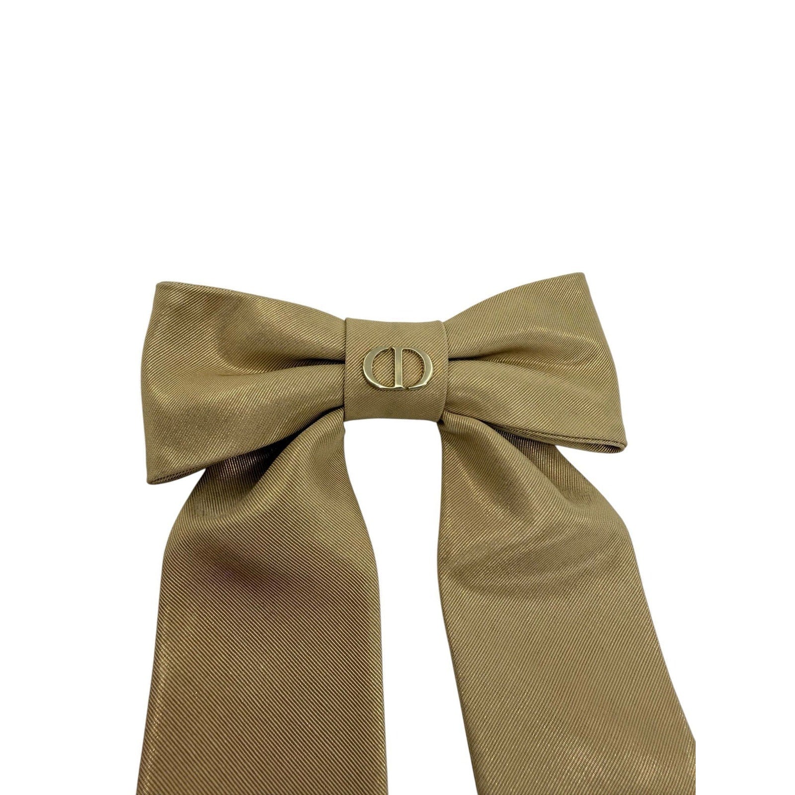 Dior Large Twist Bow Hair Clip