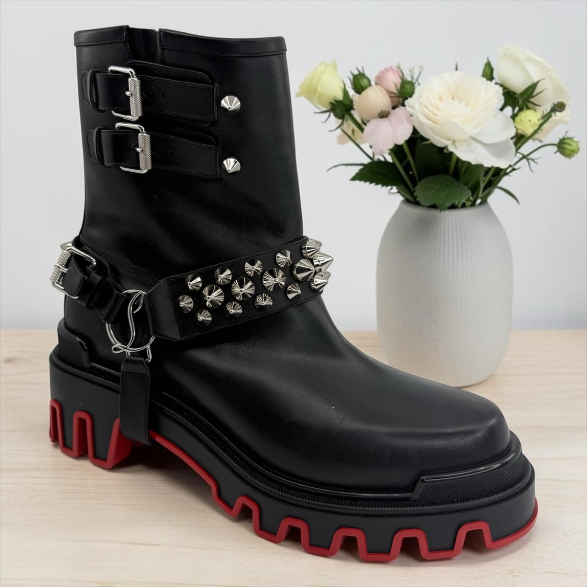 Christian Louboutin Dune Biker Boots (41/11)