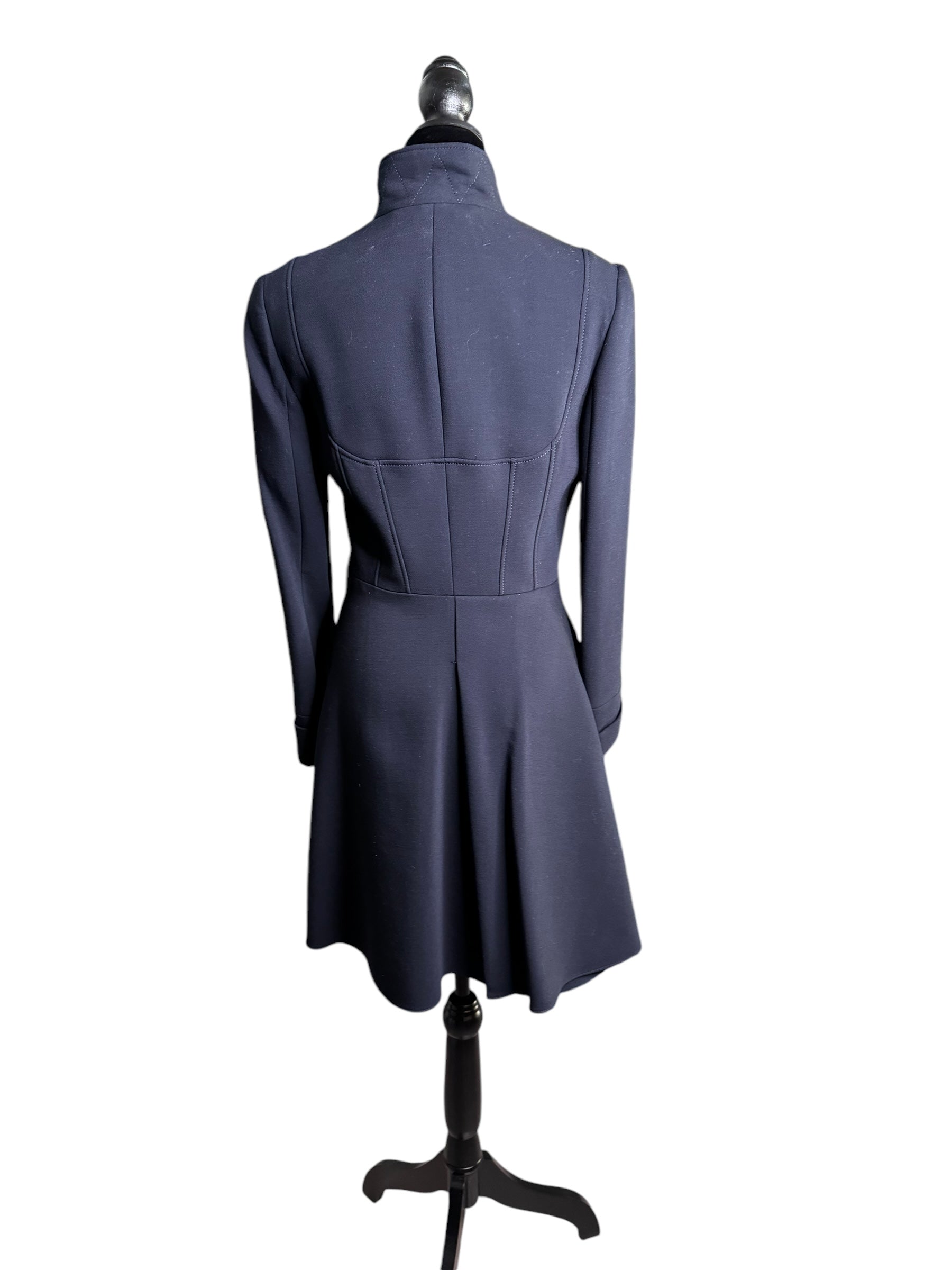 Alexander McQueen Wool Dress Pea Coat | The Little Purse