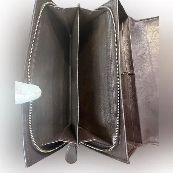 Bottega Veneta Intrecciato Weave Snap Long Wallet