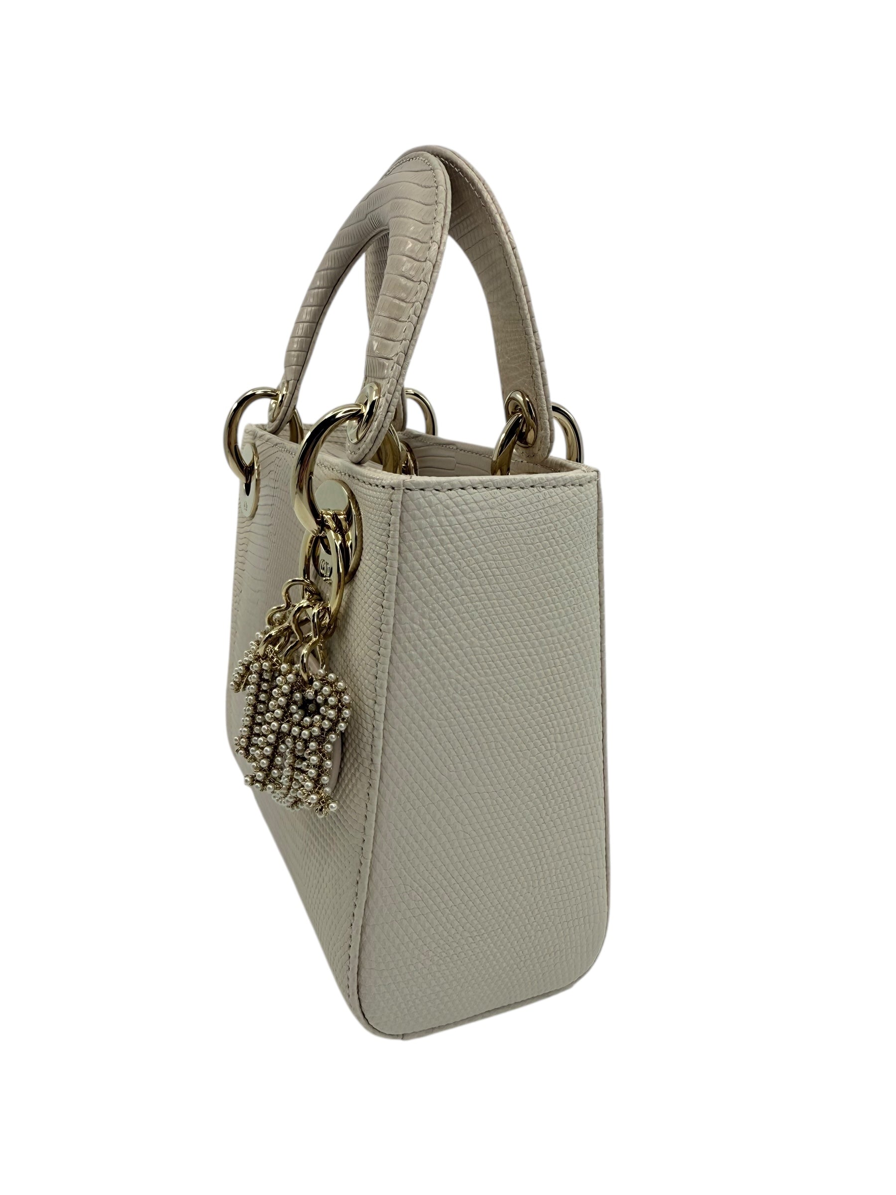 Dior Mini Genuine Lizard Lady Dior