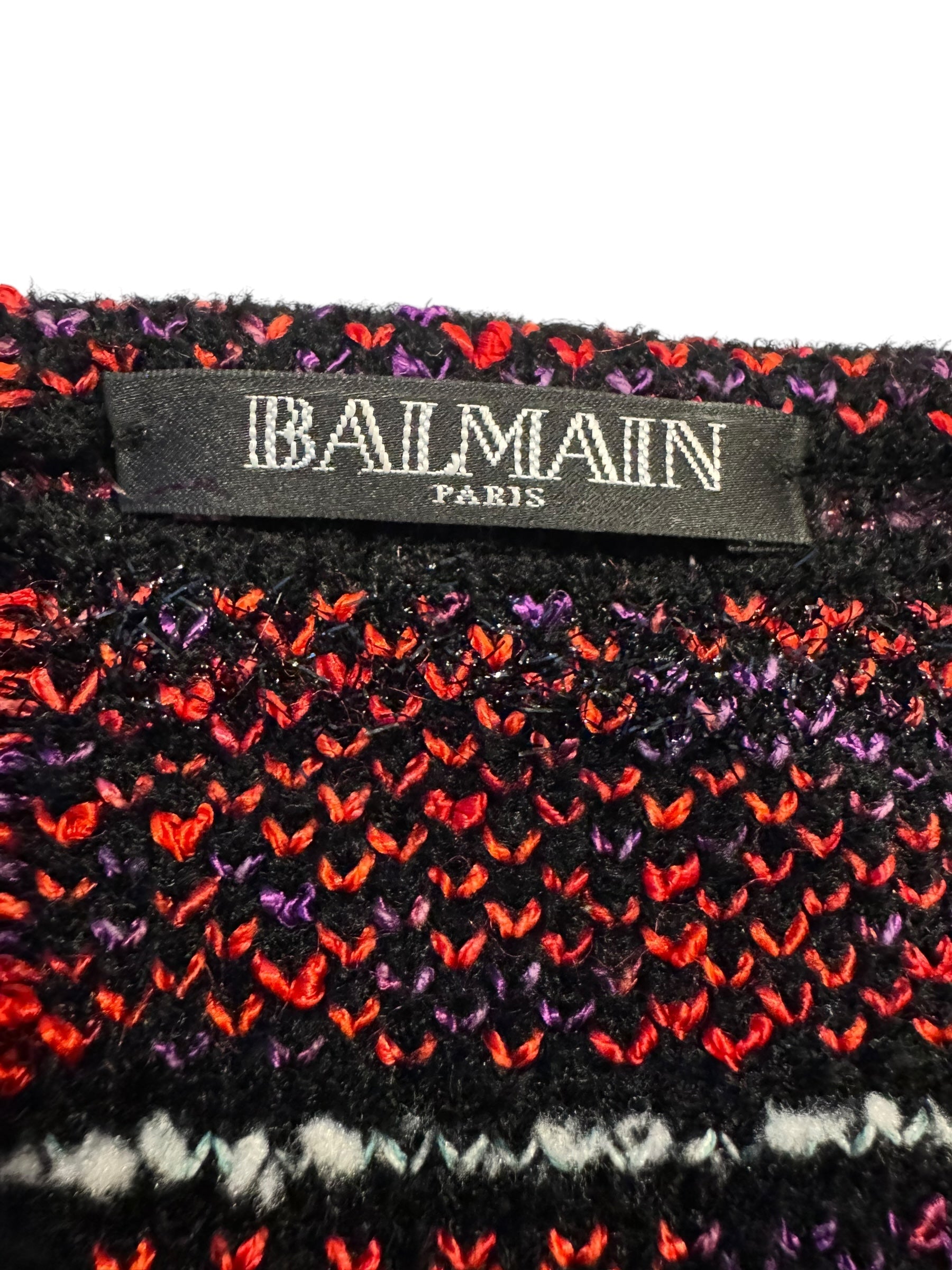 Balmain Tweed Sweater