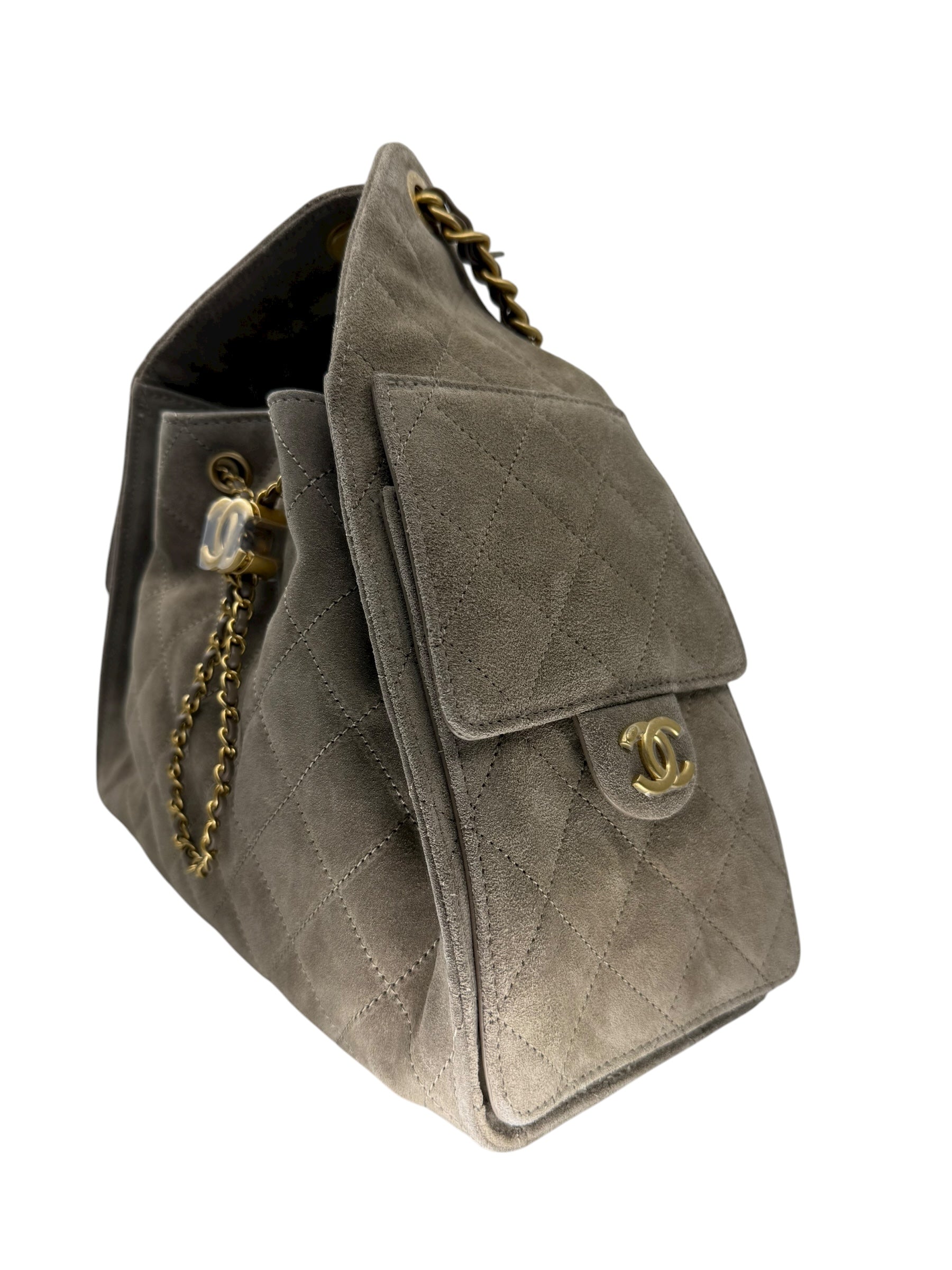 Chanel 25 Small Suede