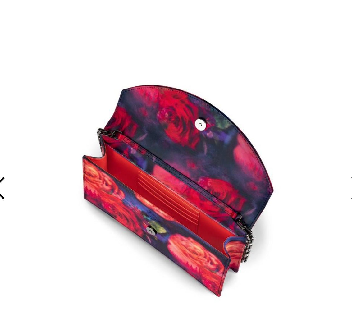 Christian Louboutin Loubi54 Satin Roses Shoulder Bag