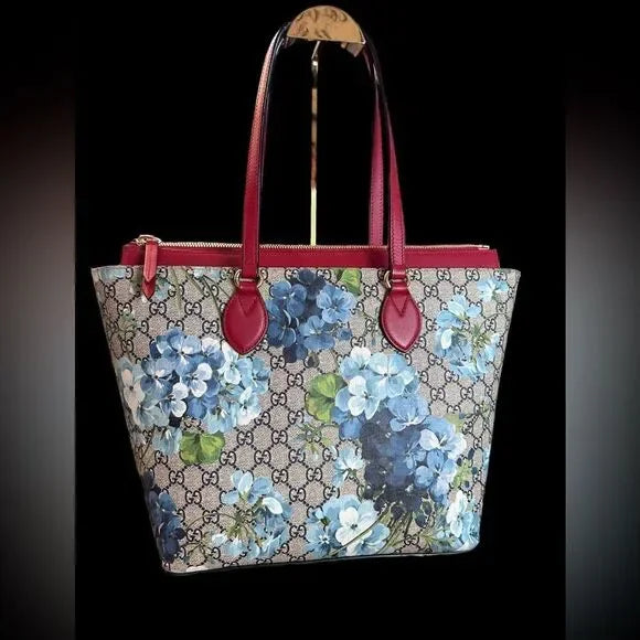 Gucci GG Supreme Canvas Blooms Tote