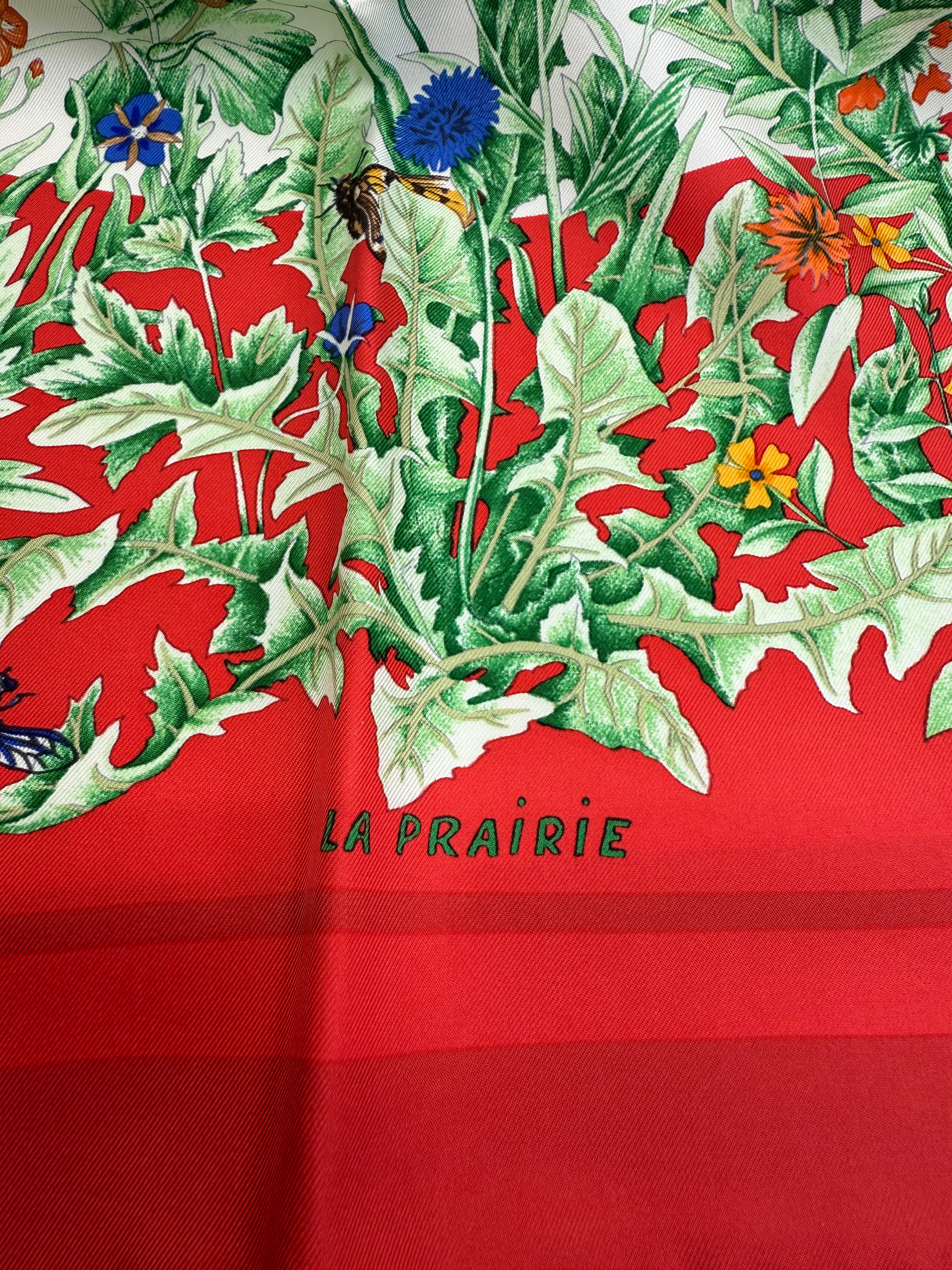 Hermes La Prairie Silk Scarf