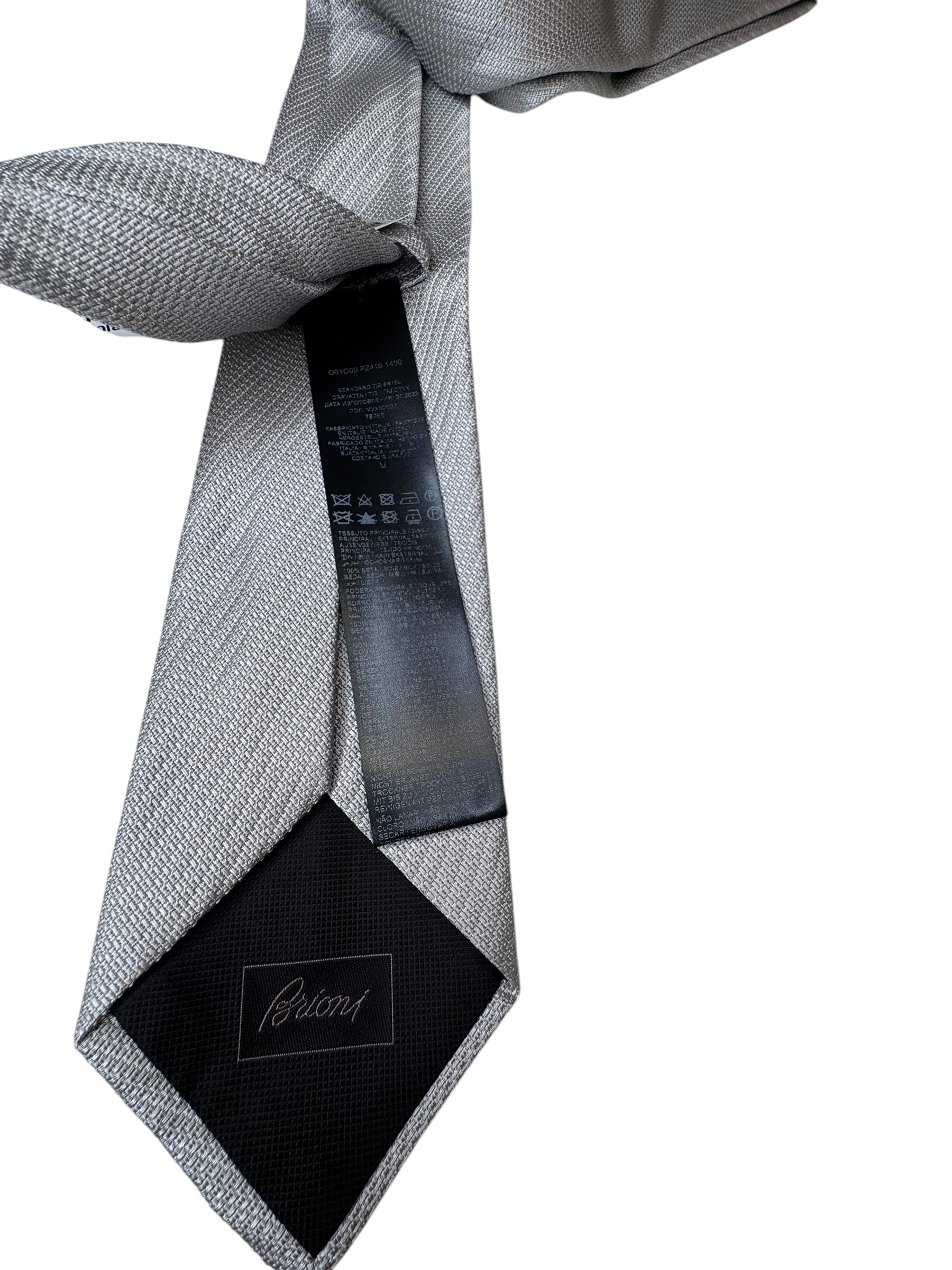 Brioni Textured Silk Tie