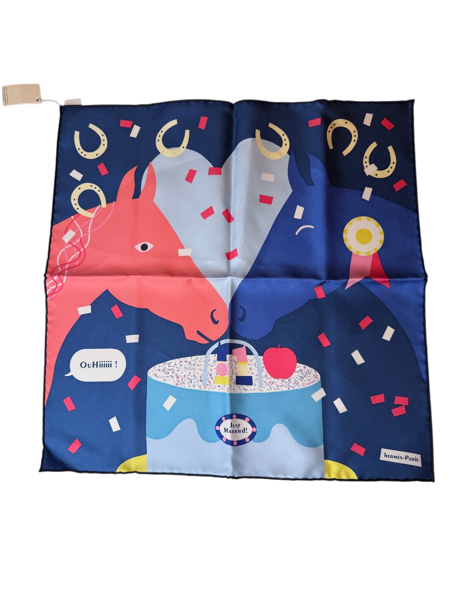 Hermes Just Married 45 Silk Scarf | Elegant & Timeless