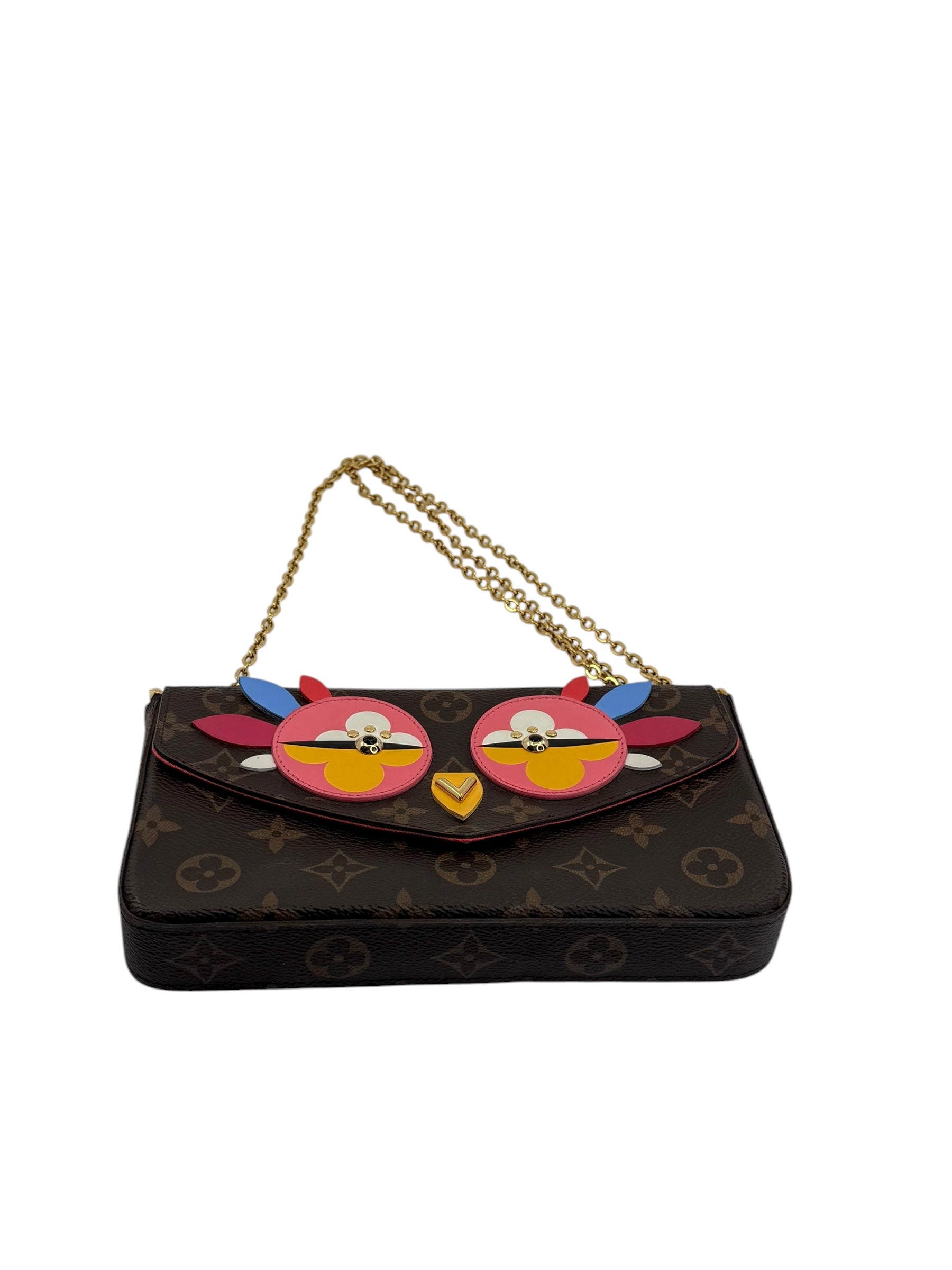 Louis Vuitton Monogram Lovely Birds Felicia Pochette