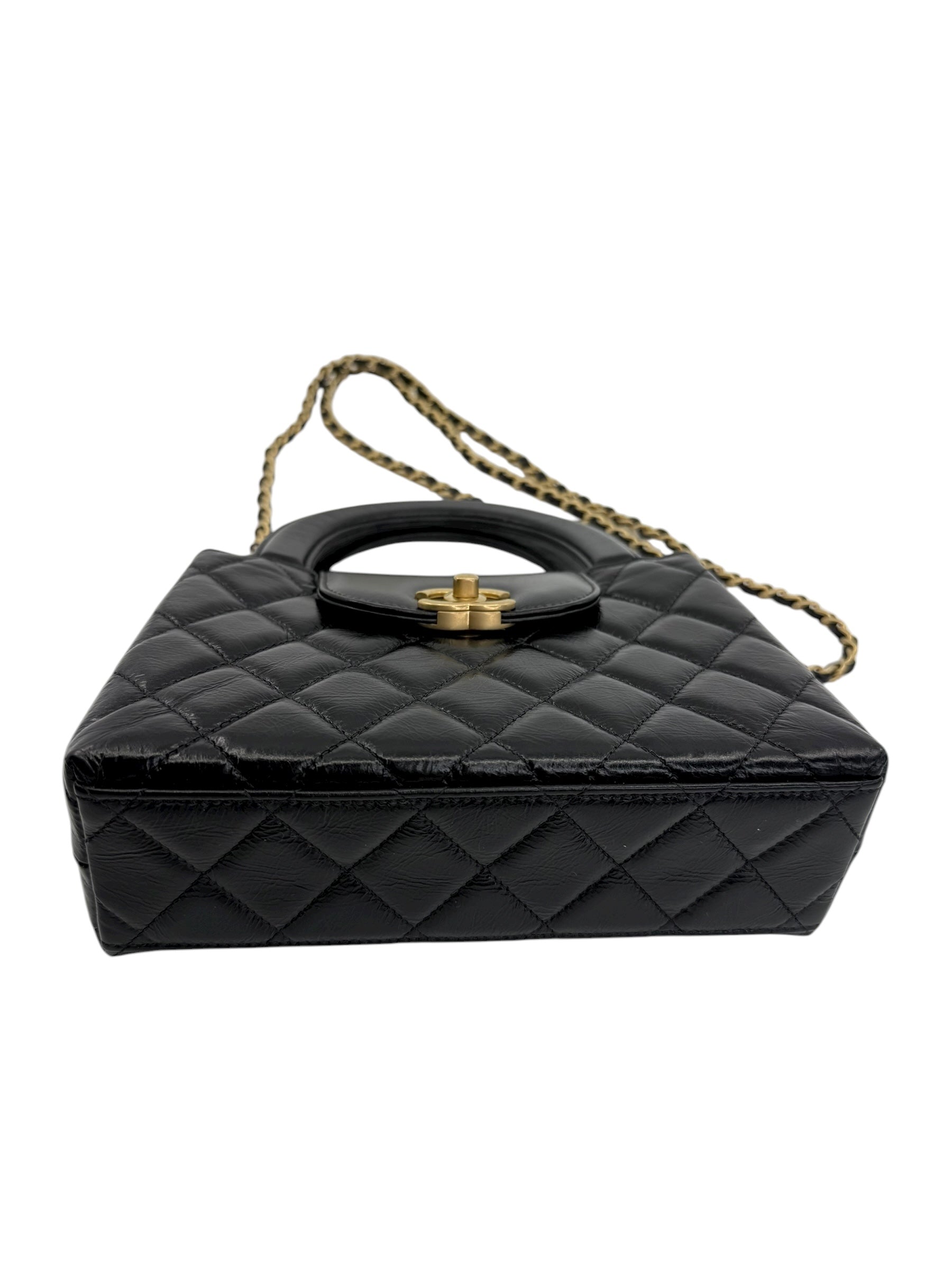 Chanel Shiny Calfskin Mini Kelly