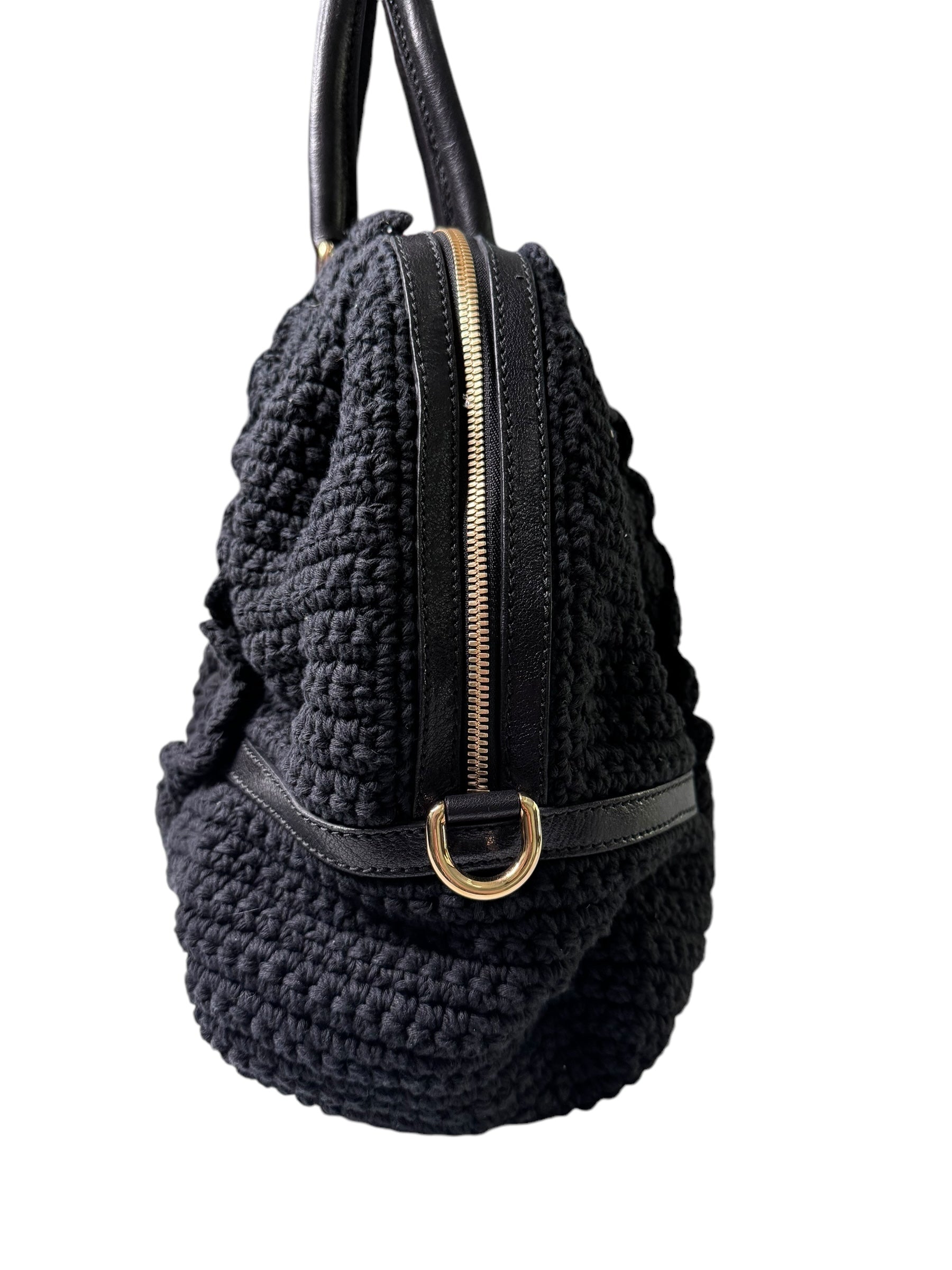 Dolce & Gabbana Crochet Satchel