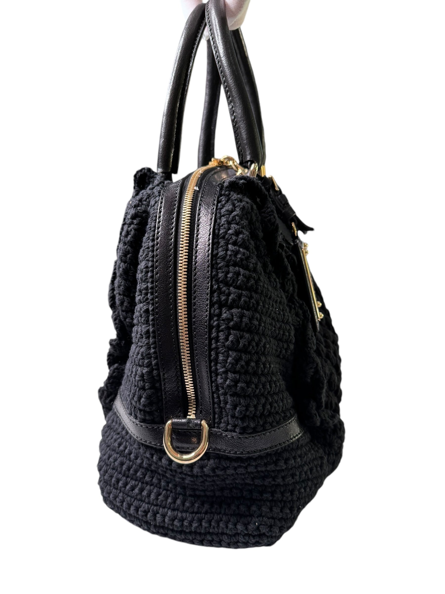 Dolce & Gabbana Crochet Satchel