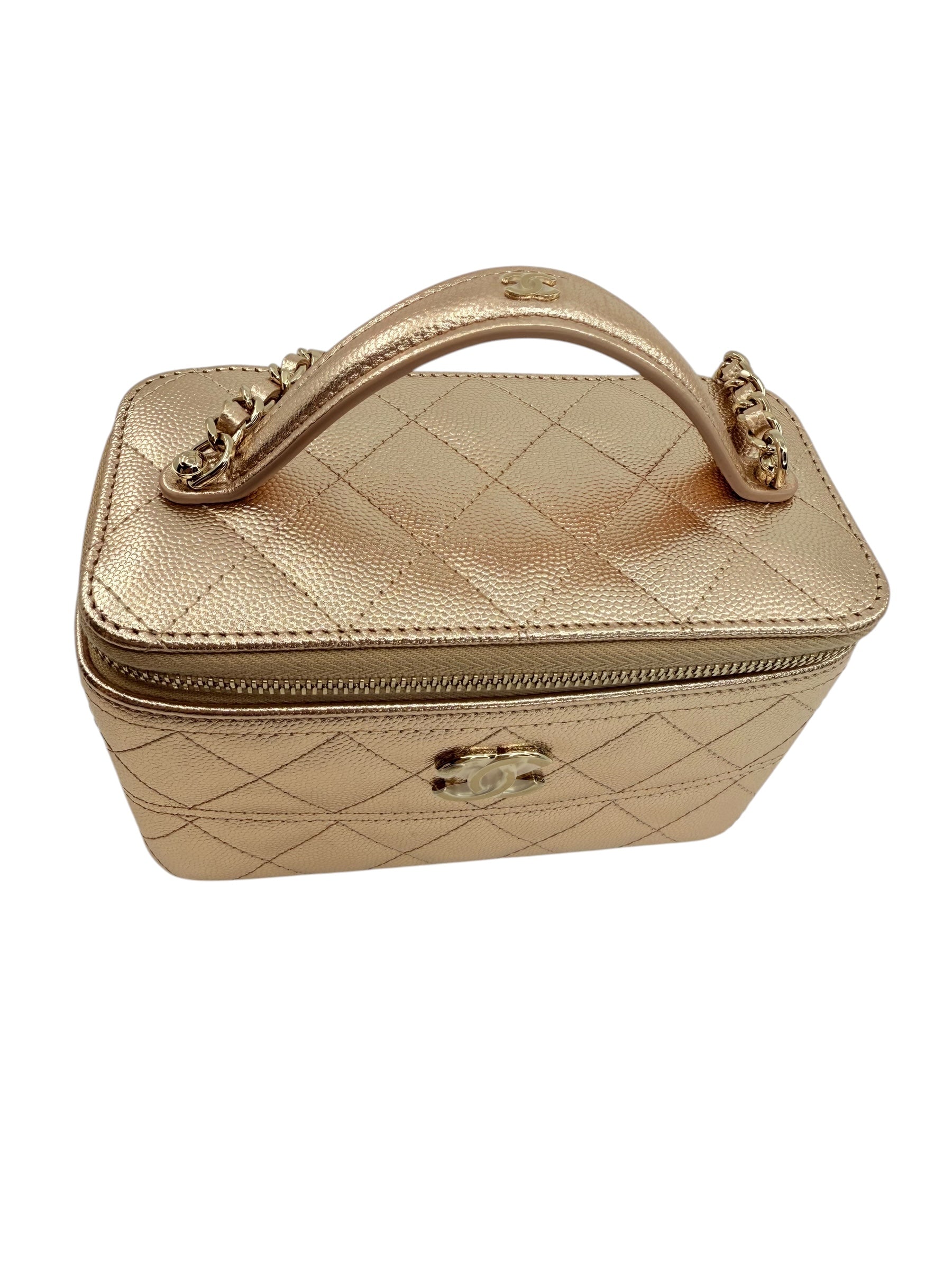 Chanel Metallic Vanity Case