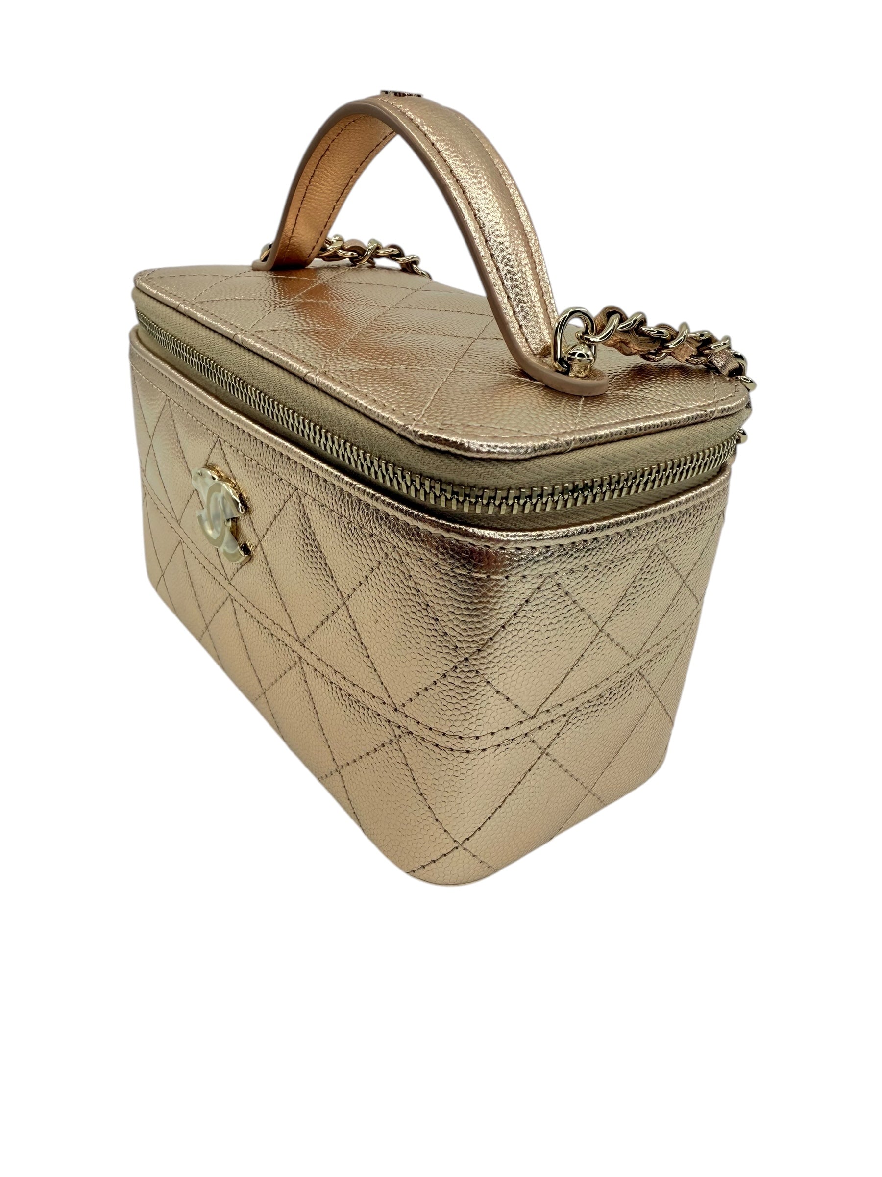 Chanel Metallic Vanity Case