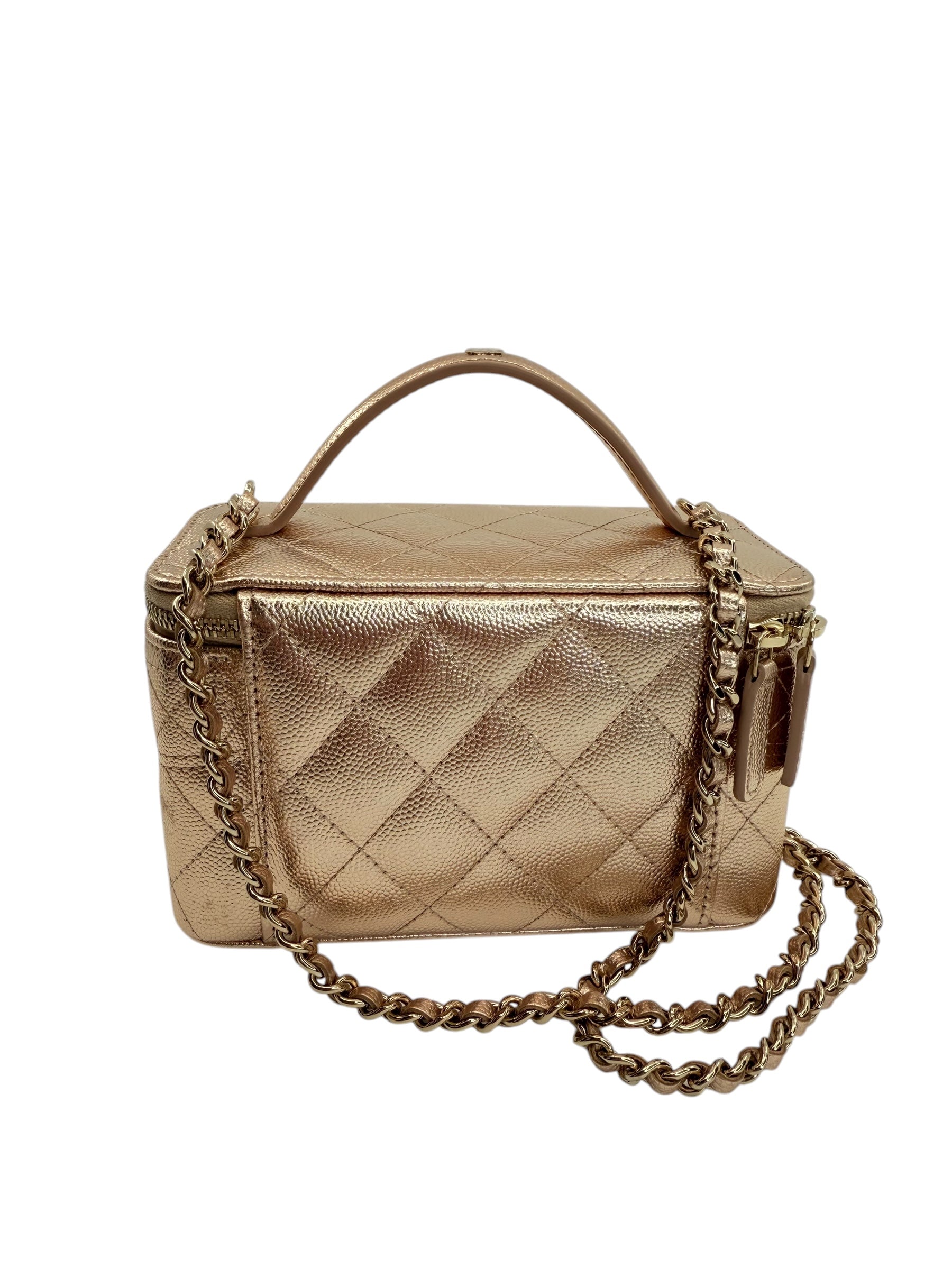 Chanel Metallic Vanity Case