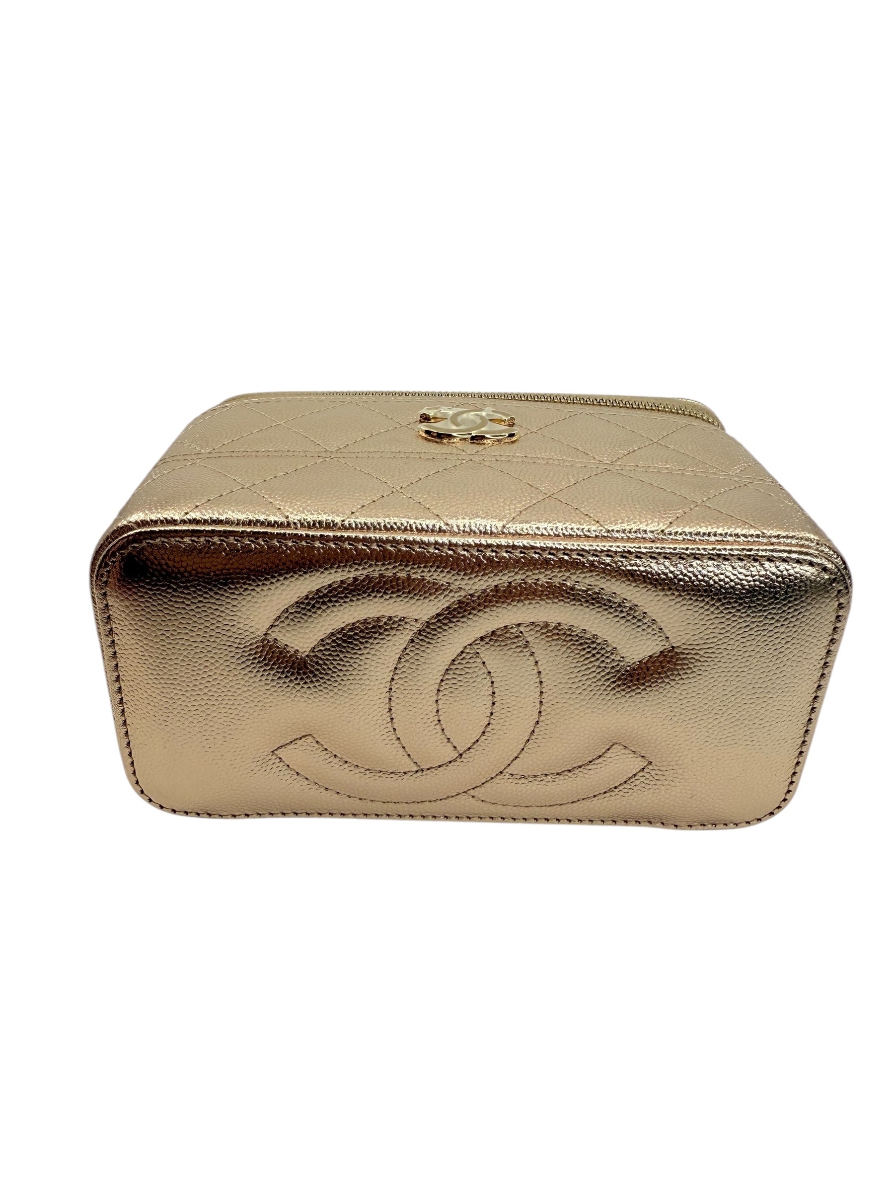 Chanel Metallic Vanity Case