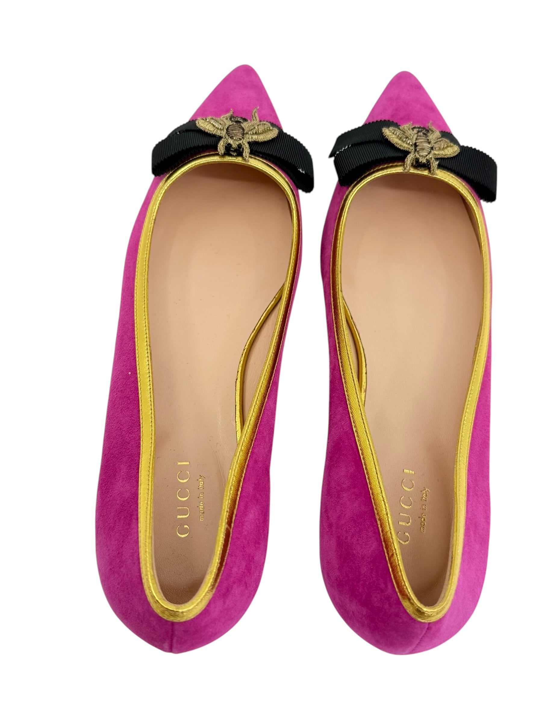 Gucci Bee Ballet Flats (37/7)