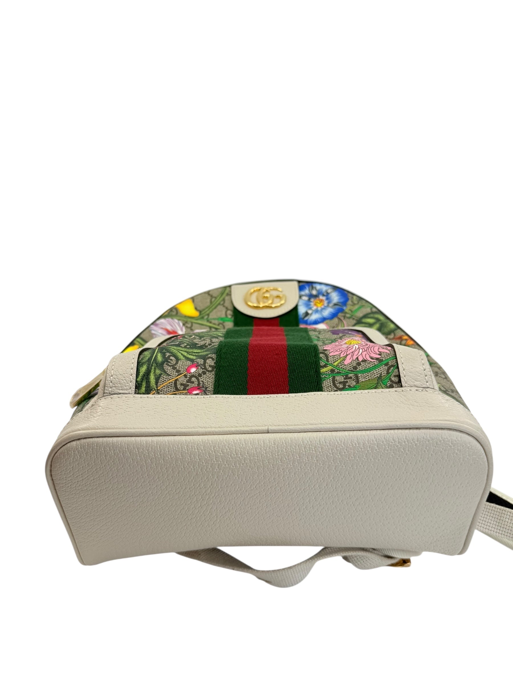 Gucci GG Supreme Monogram Flora Ophidia Backpack