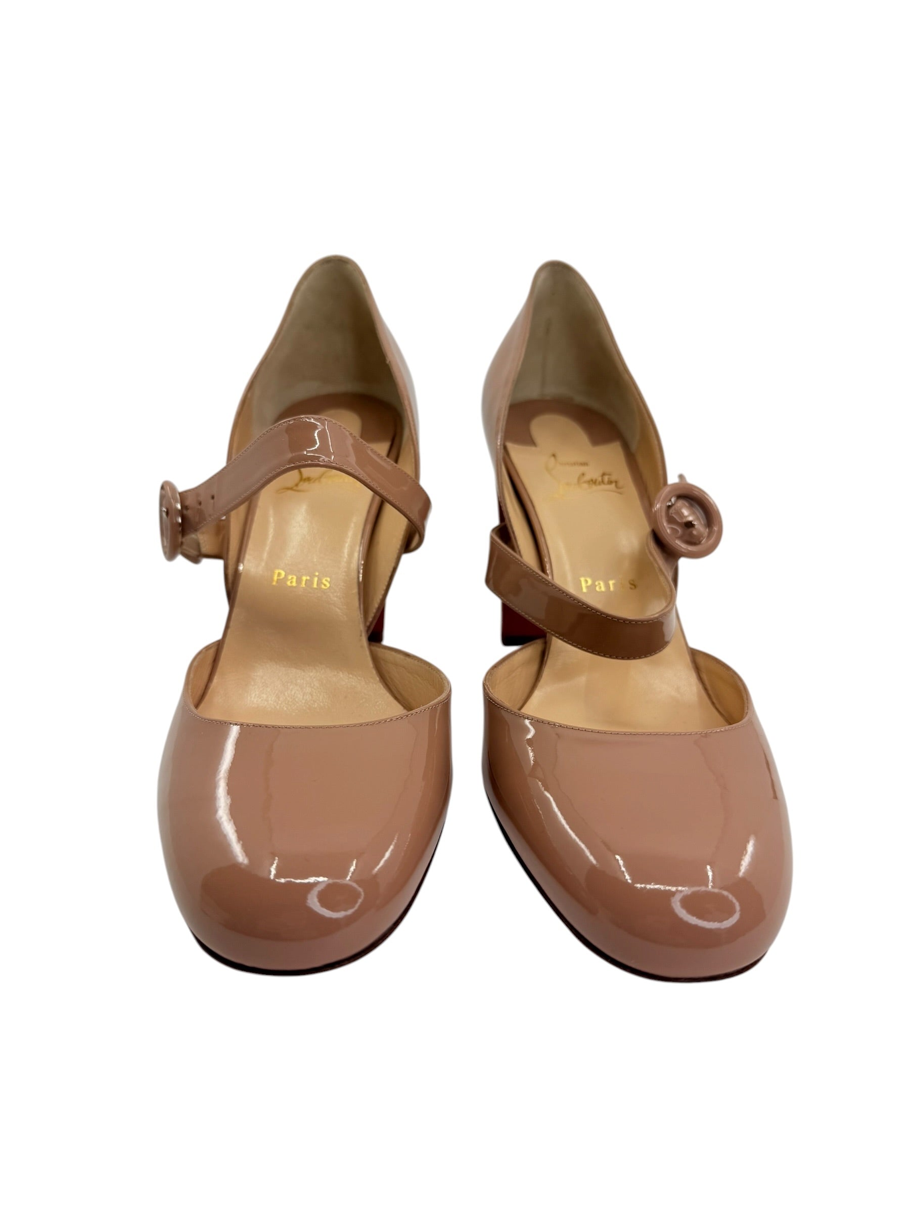 Christian Louboutin Miss Kawa 85 Patent Heels (40/10)