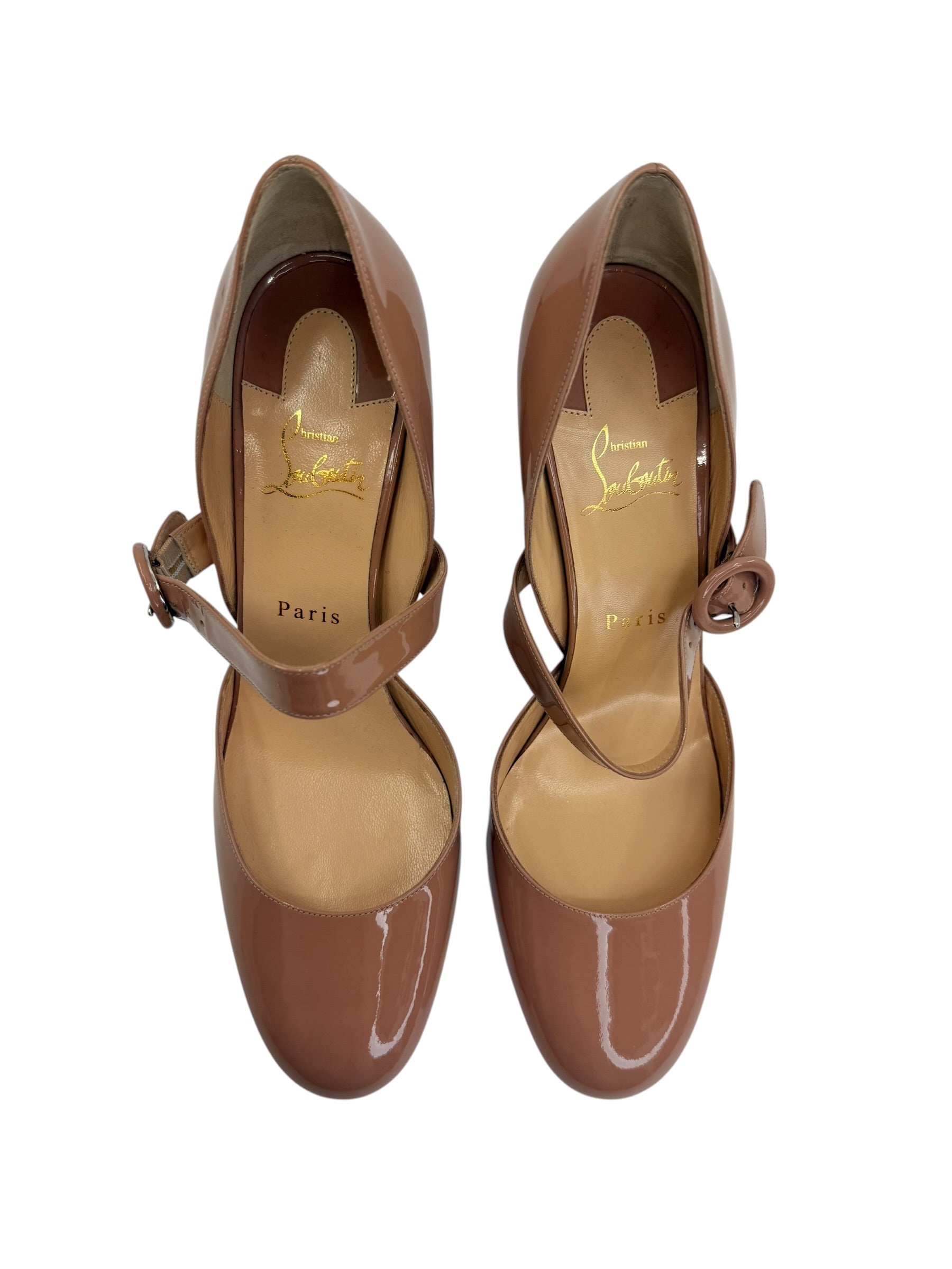Christian Louboutin Miss Kawa 85 Patent Heels (40/10)