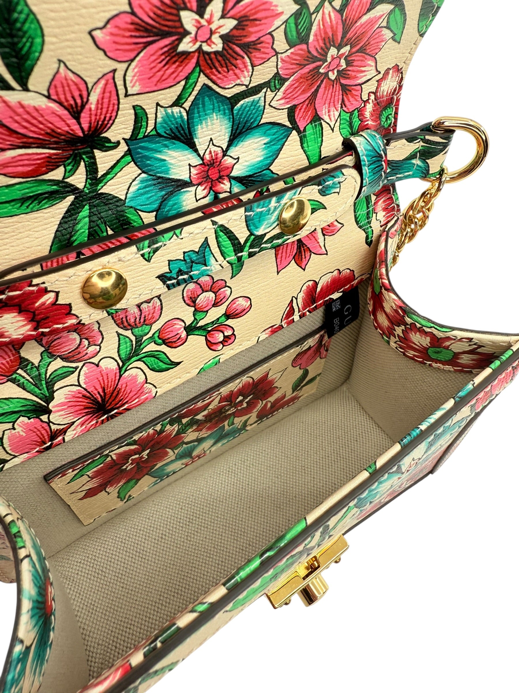 Gucci Brit Roses Ophidia Mini Shoulder Bag
