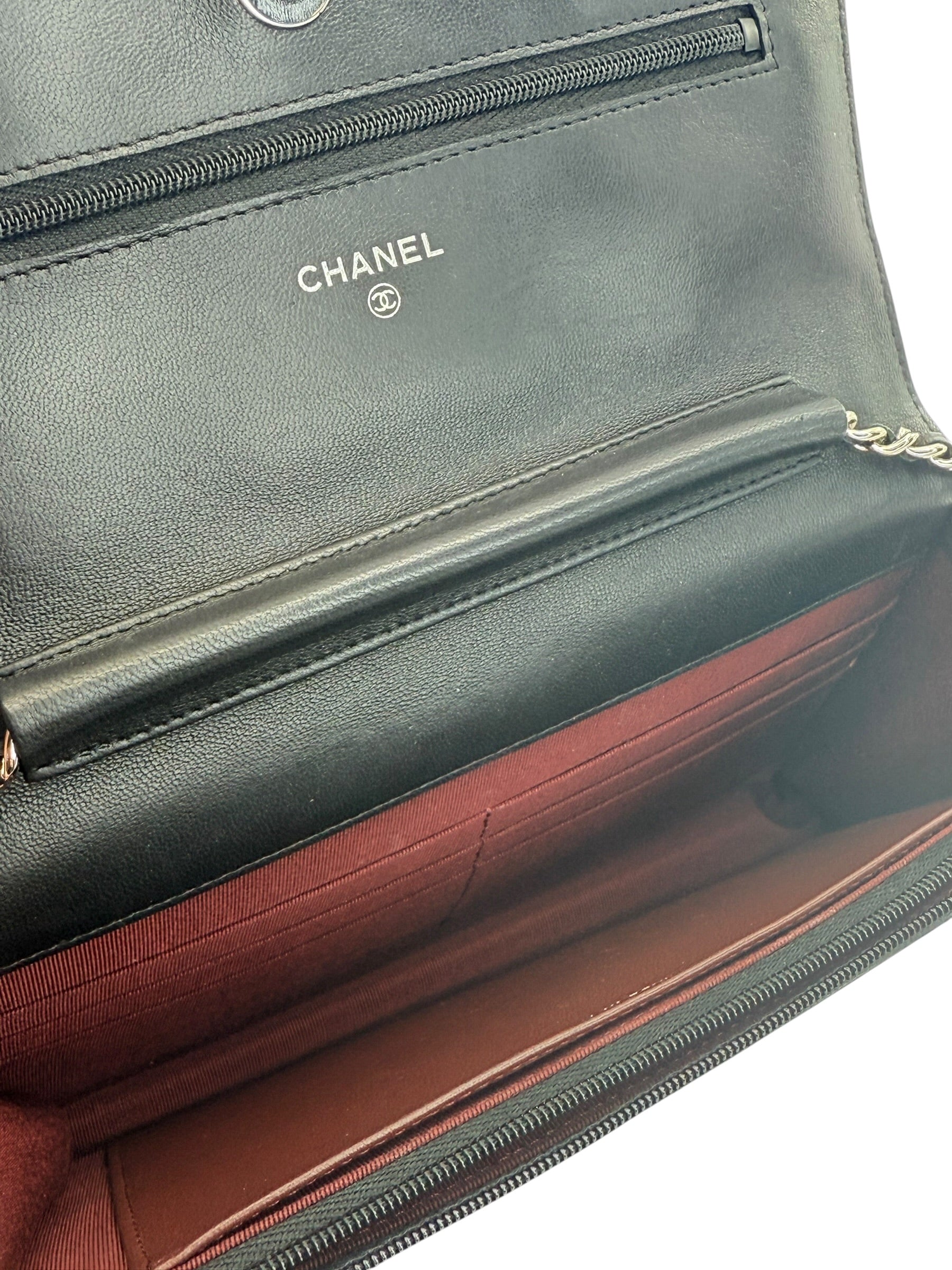 Chanel Lambskin Wallet on Chain