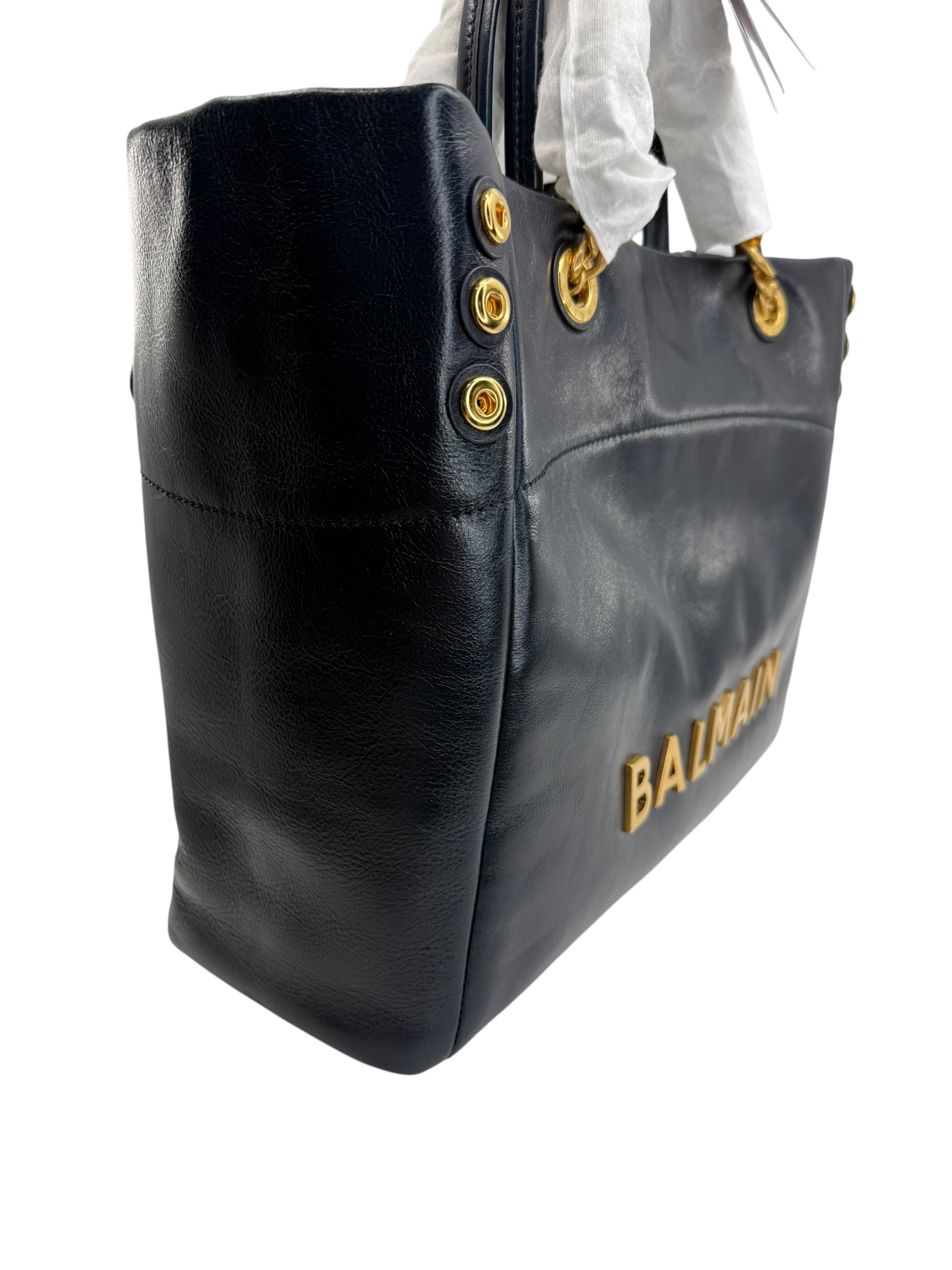 Balmain Soft Leather Tote
