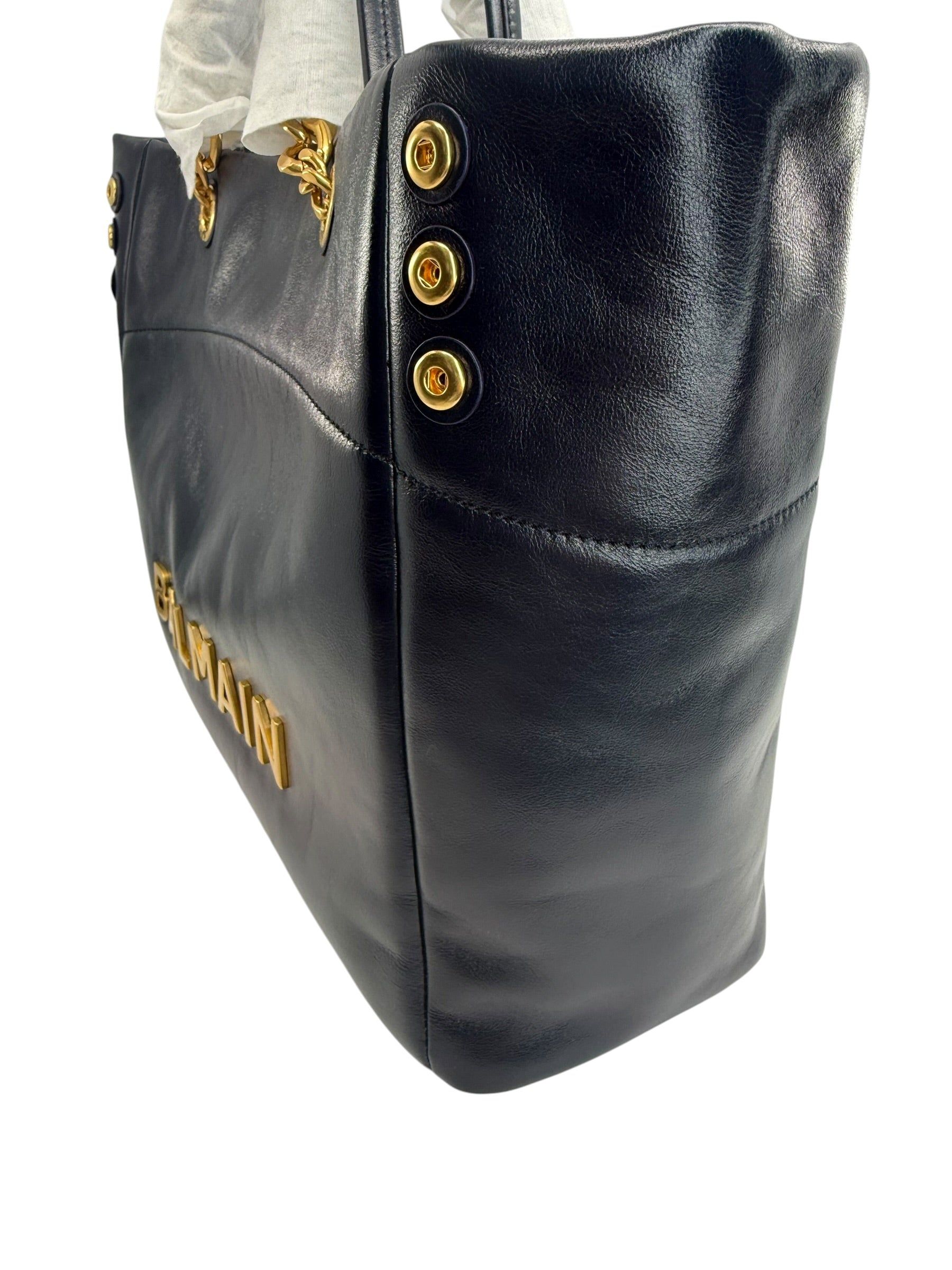 Balmain Soft Leather Tote