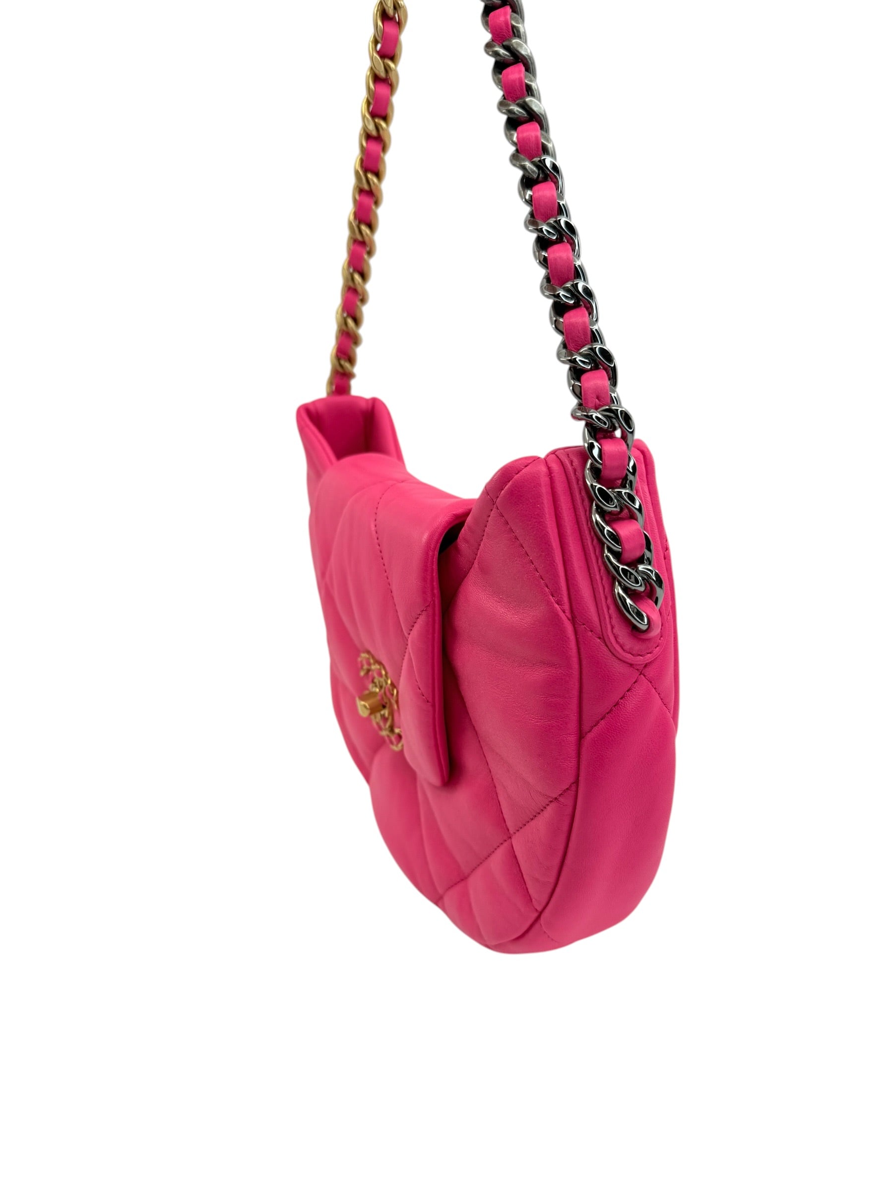 Chanel Quilted 19 Hobo Bag