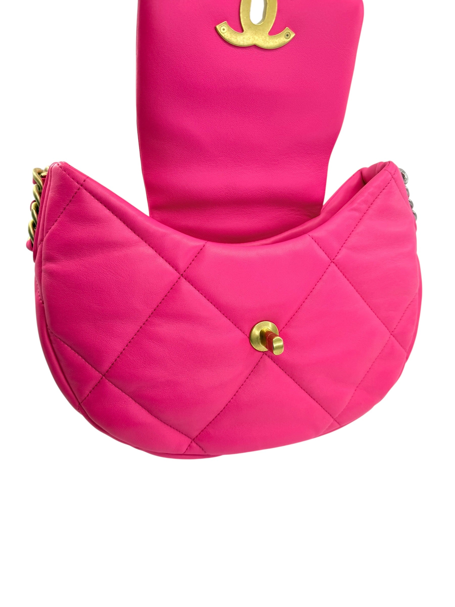 Chanel Quilted 19 Hobo Bag
