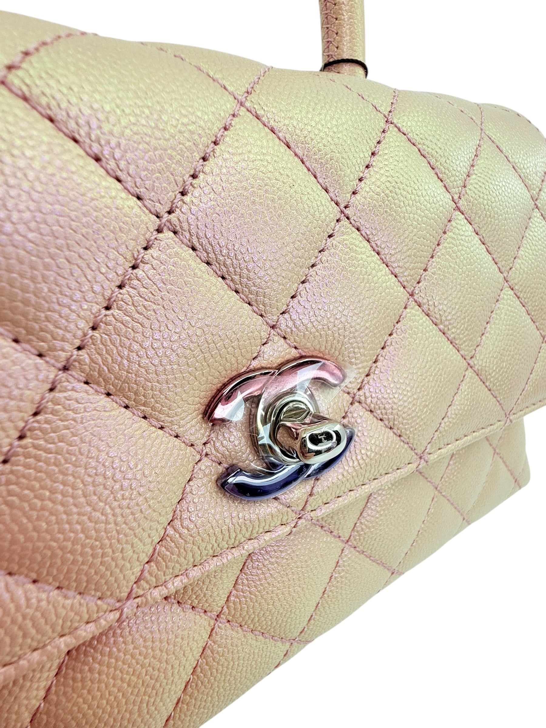 Chanel Small Coco Handle Iridescent Flap Bag