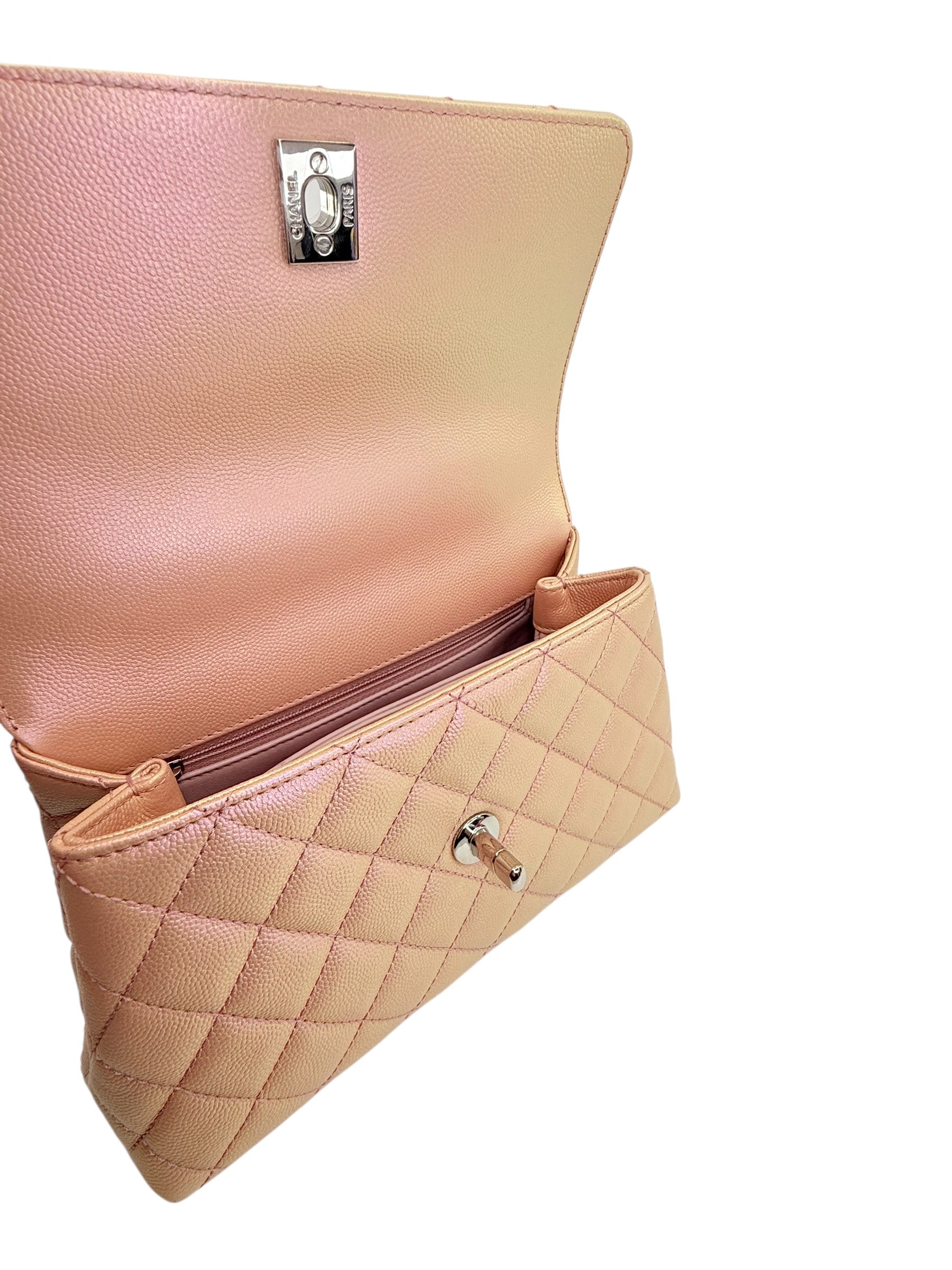 Chanel Small Coco Handle Iridescent Flap Bag