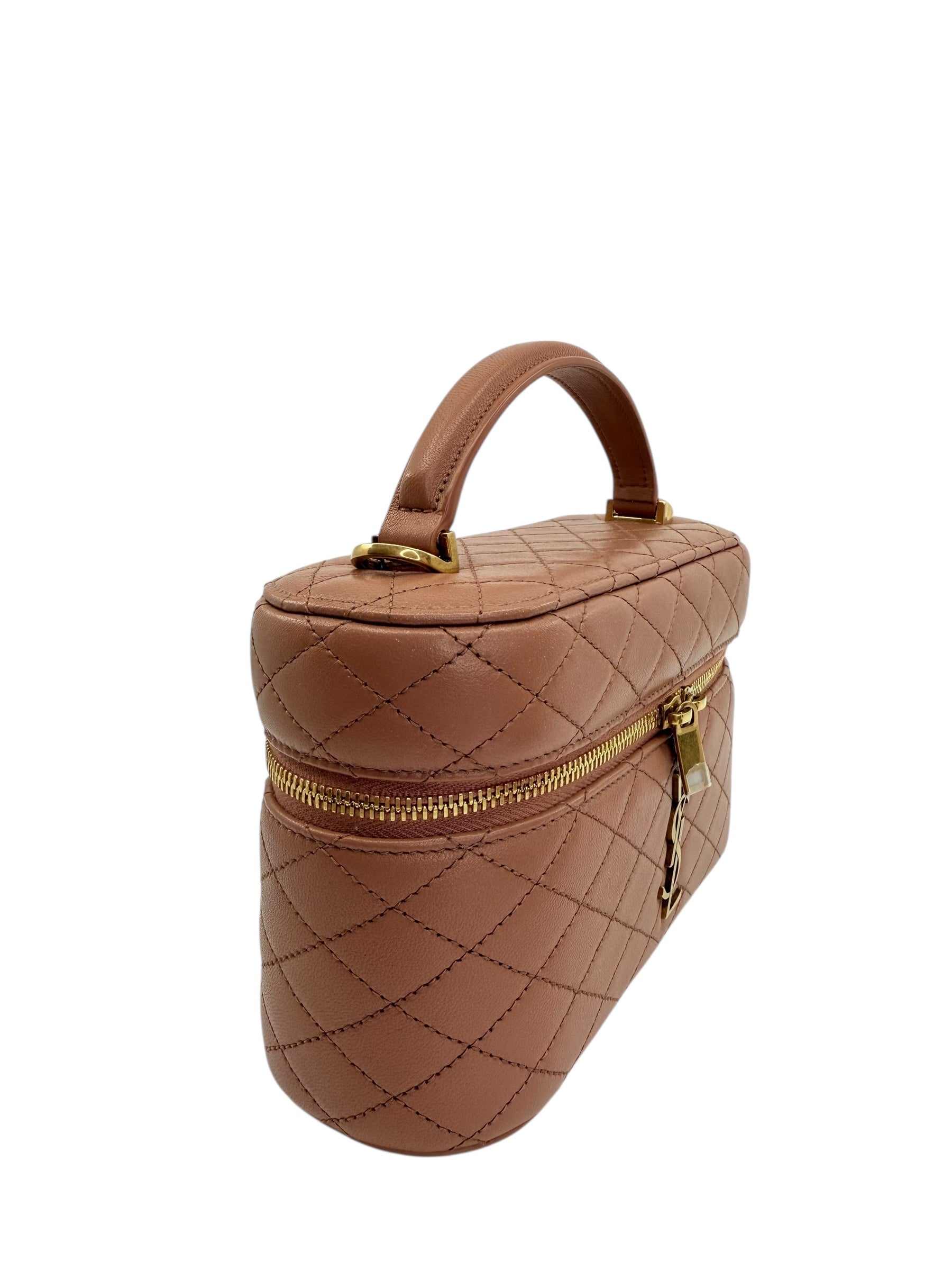 Saint Laurent Gaby Quilted Vanity Bag
