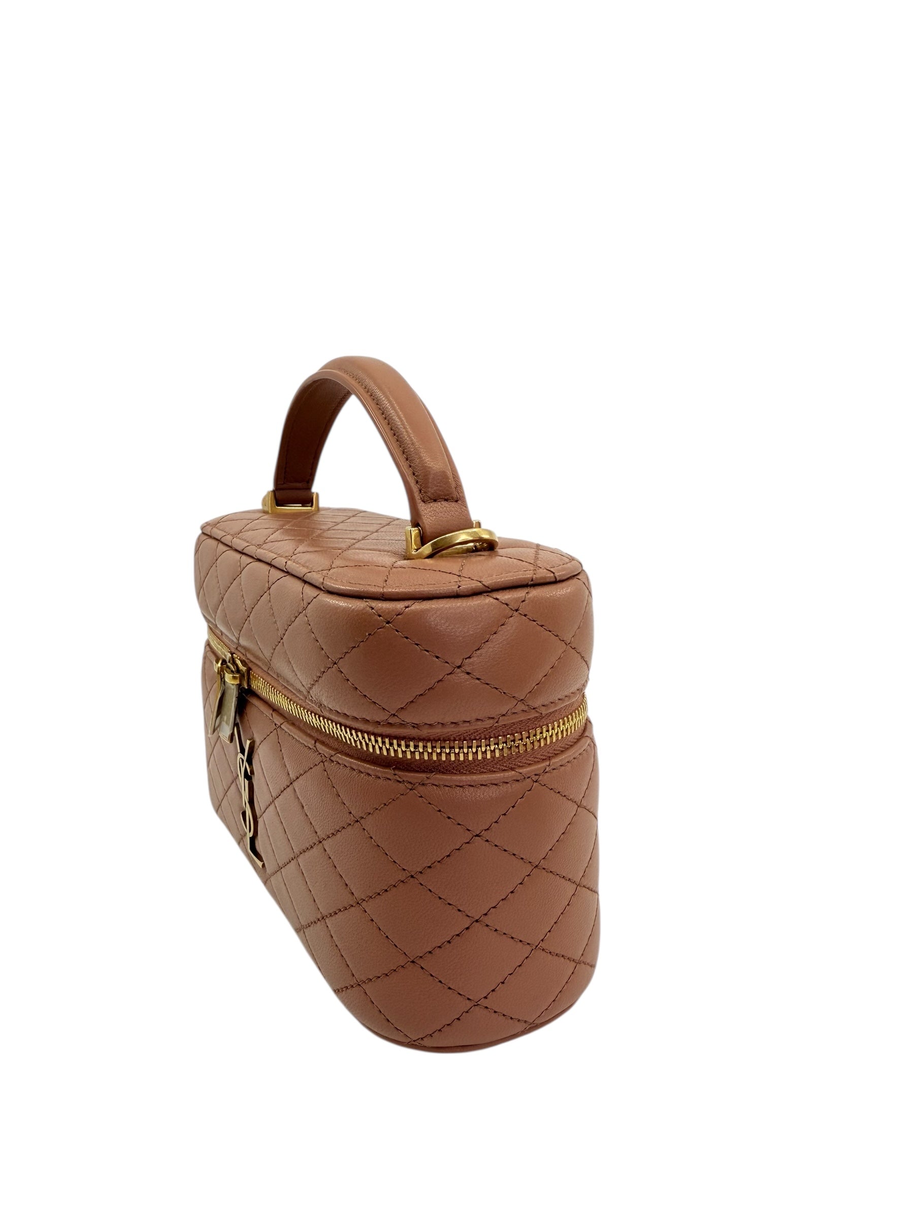 Saint Laurent Gaby Quilted Vanity Bag