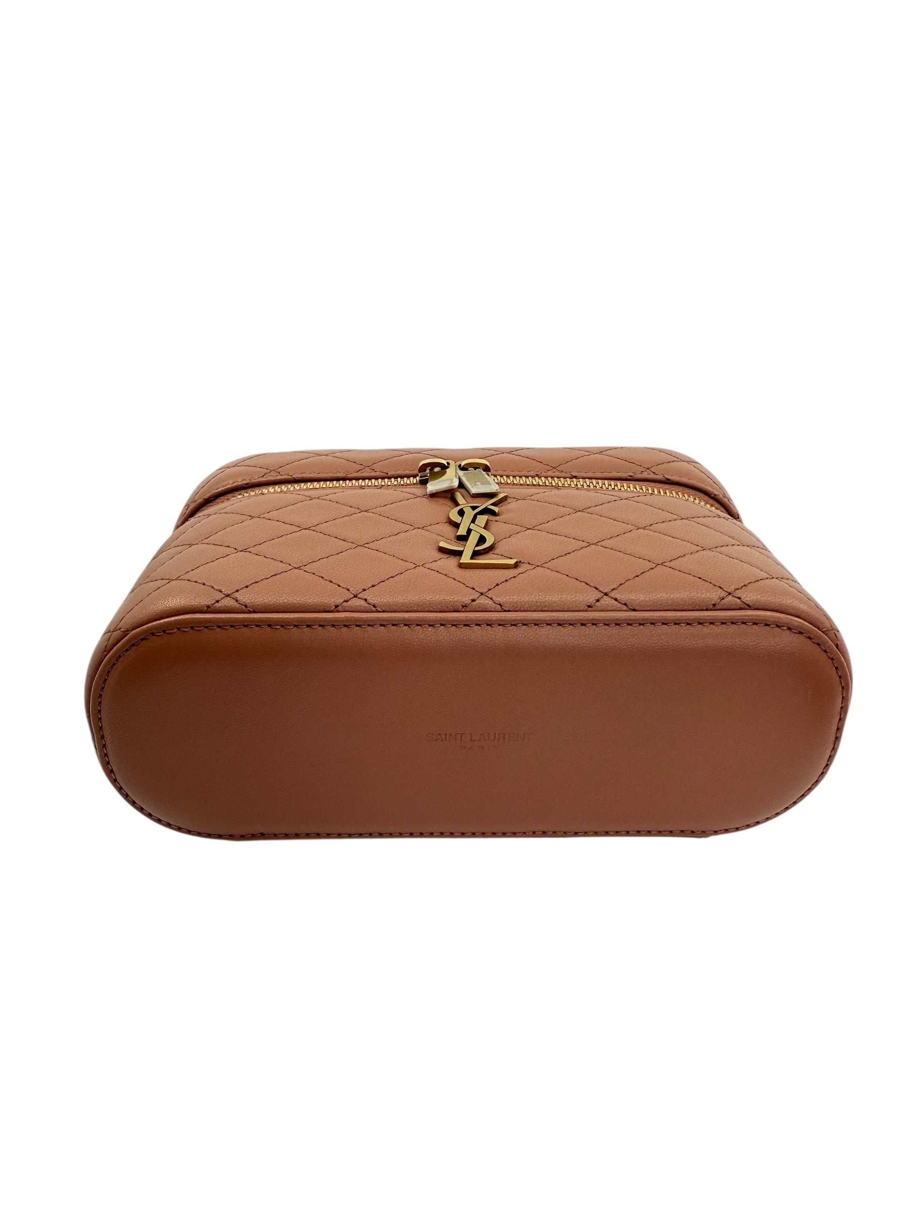 Saint Laurent Gaby Quilted Vanity Bag