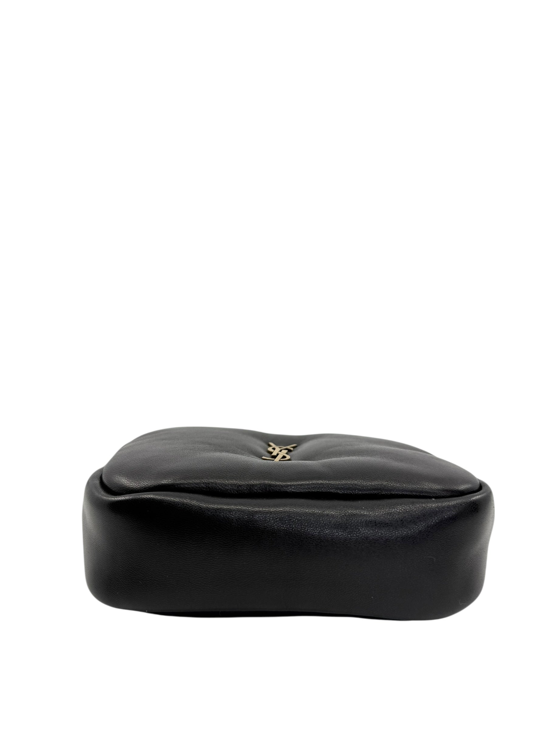 Saint Laurent Mini Leather Cosmetic Case