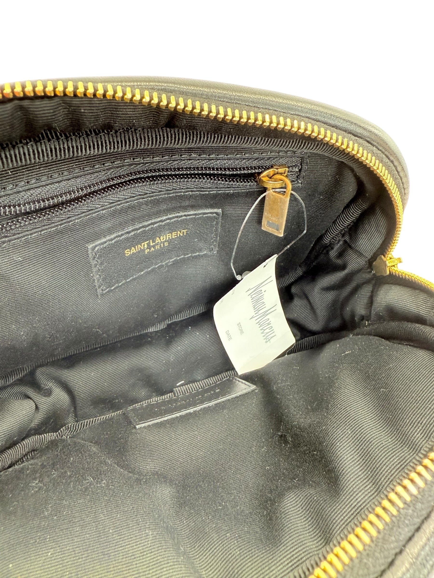 Saint Laurent Mini Leather Cosmetic Case