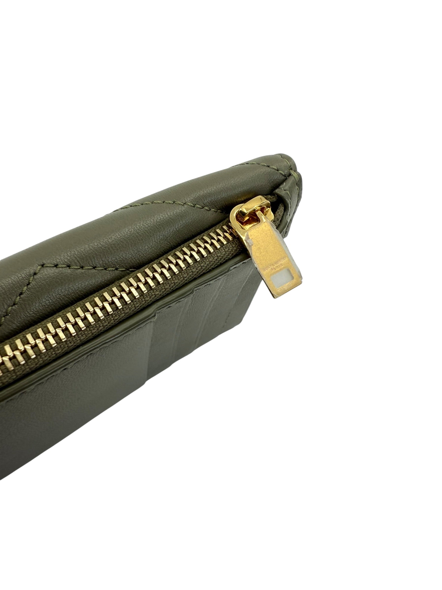 Saint Laurent Cassandre Fragments Flap Card Case