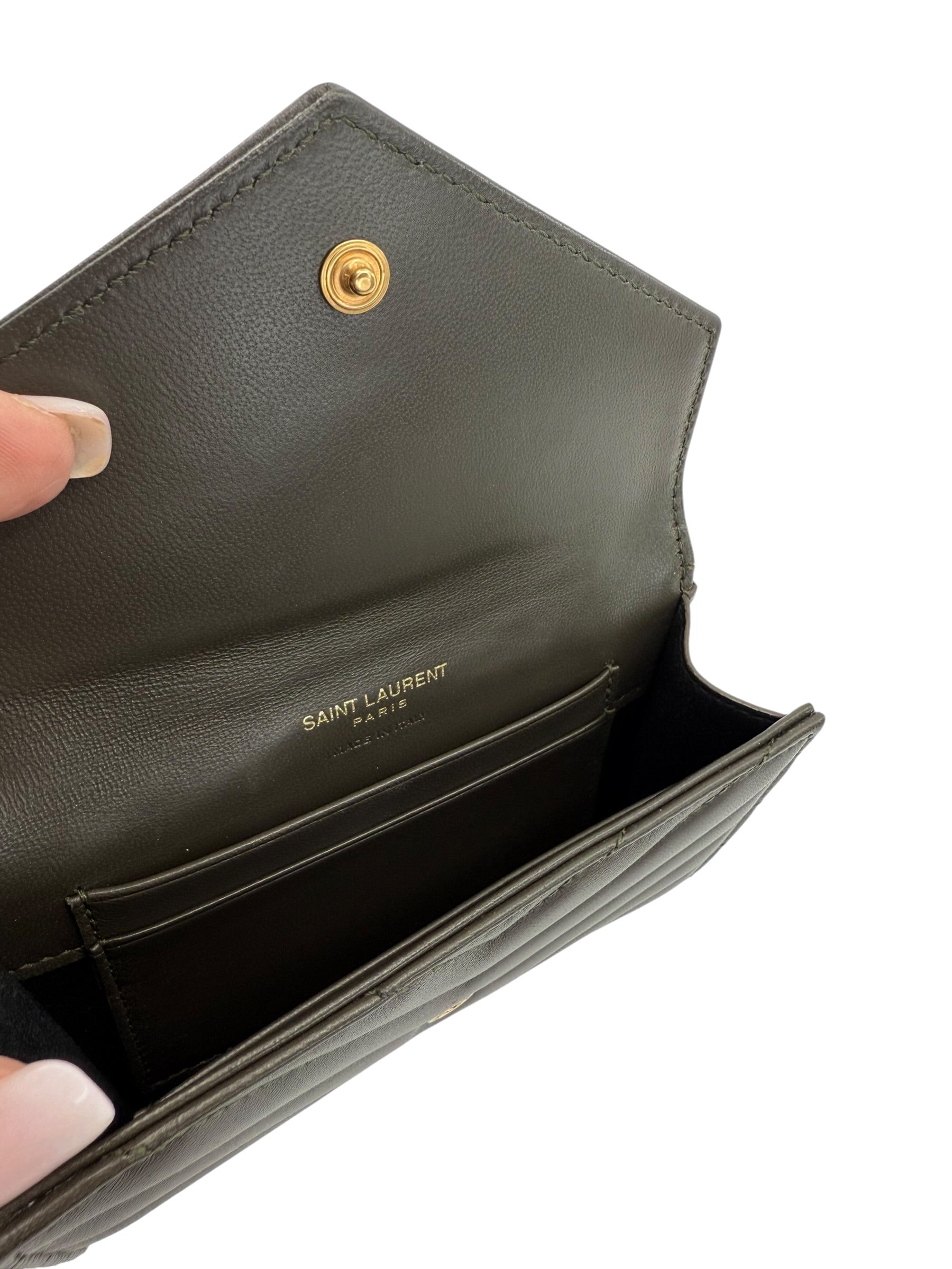 Saint Laurent Small Monogram Flap Wallet