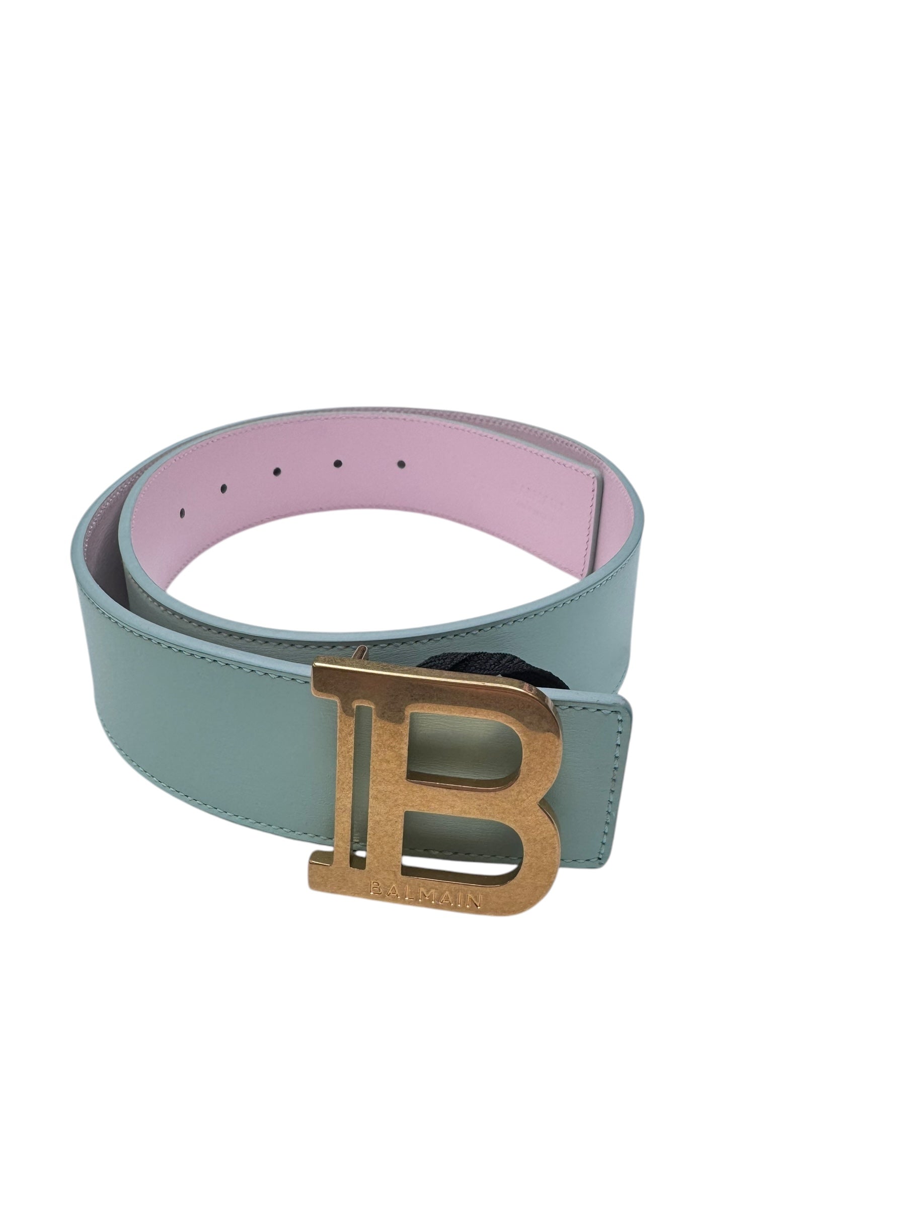 Balmain Reversible B-Belt 75 | Versatile Statement | The Little Purse